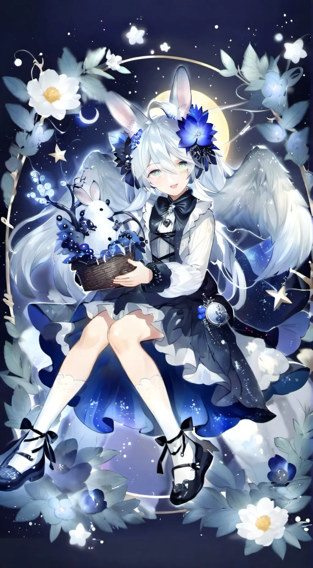 ai character: Lunar background