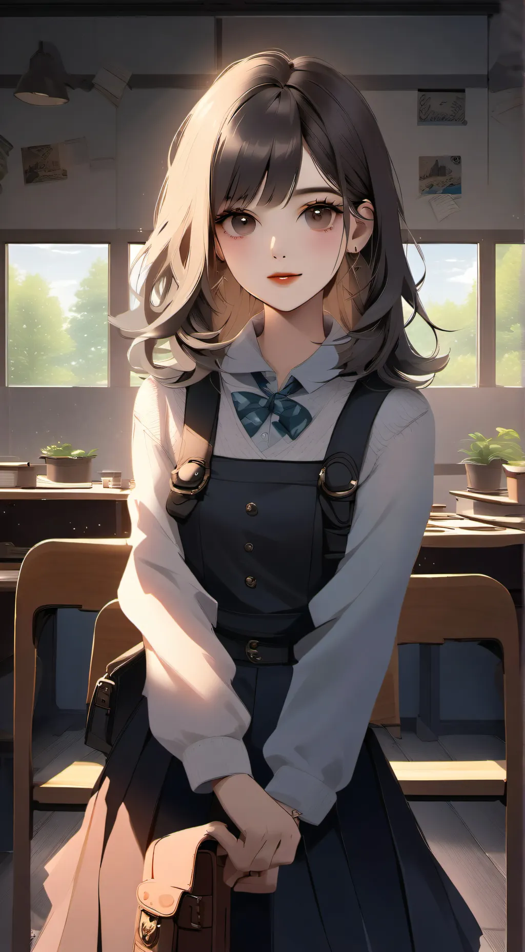 ai character: lily background