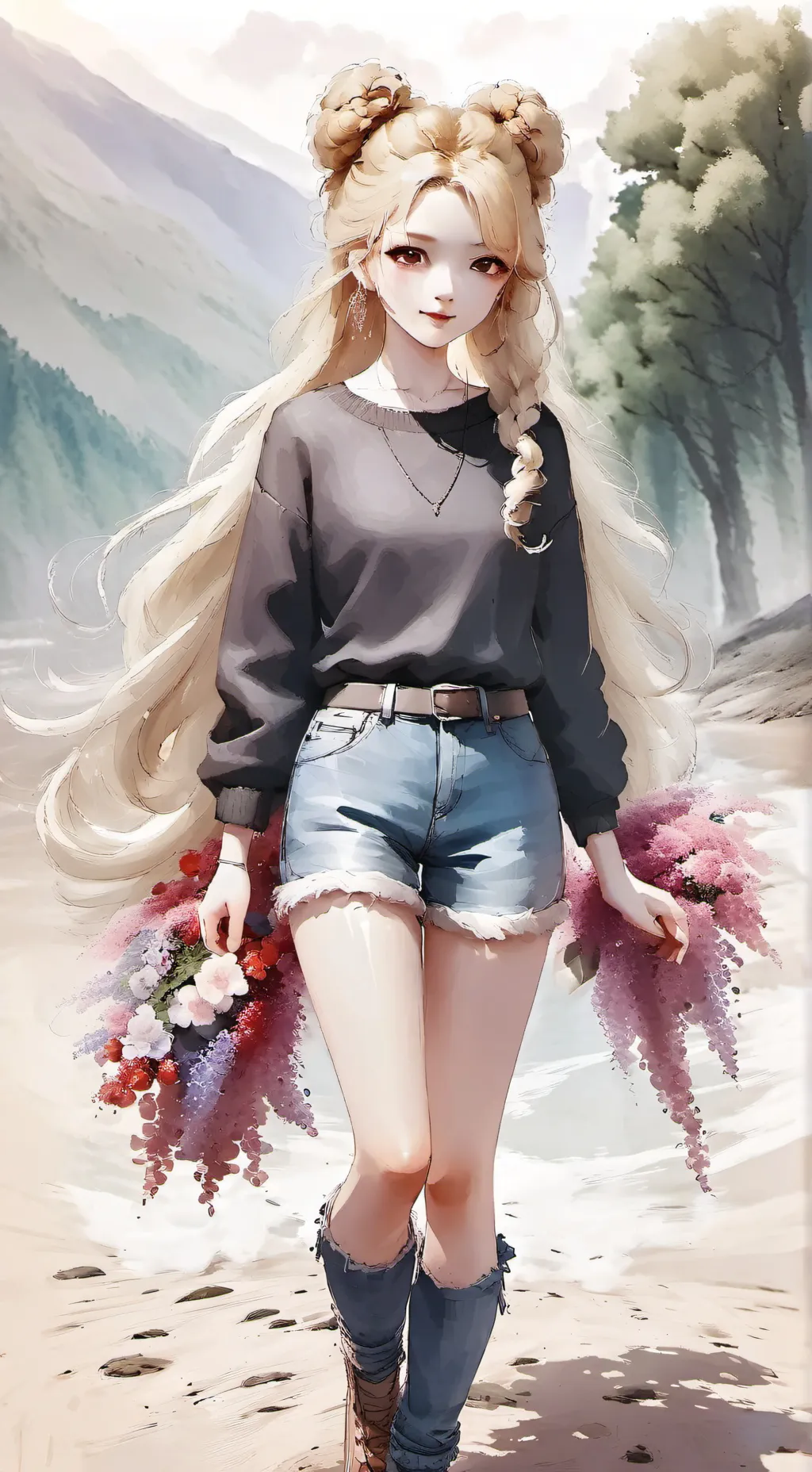 ai character: Lacey background