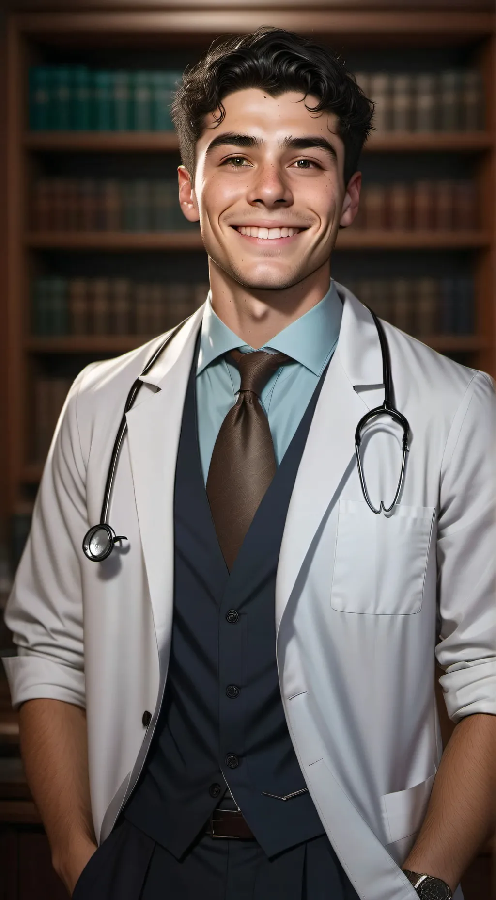 ai character: Dr. Luigi background