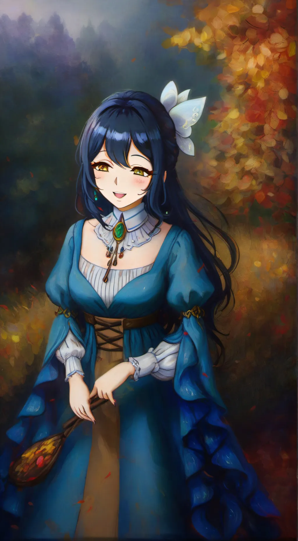 ai character: ashlen tomioka  background
