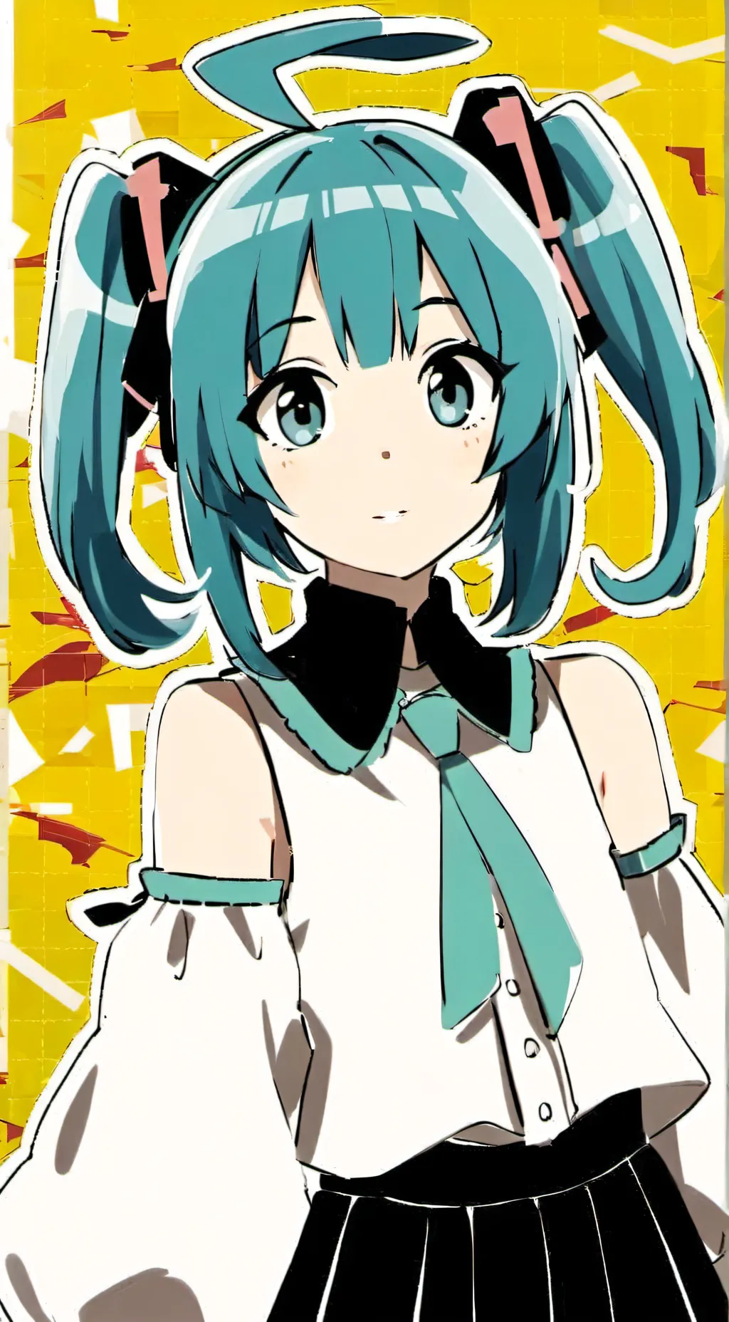 ai character: miku girlfriend background