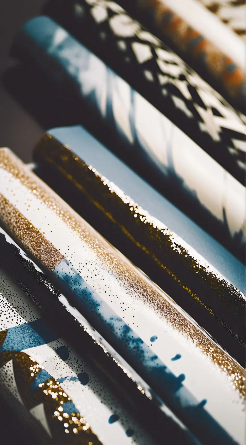 ai character: Wrapping paper background