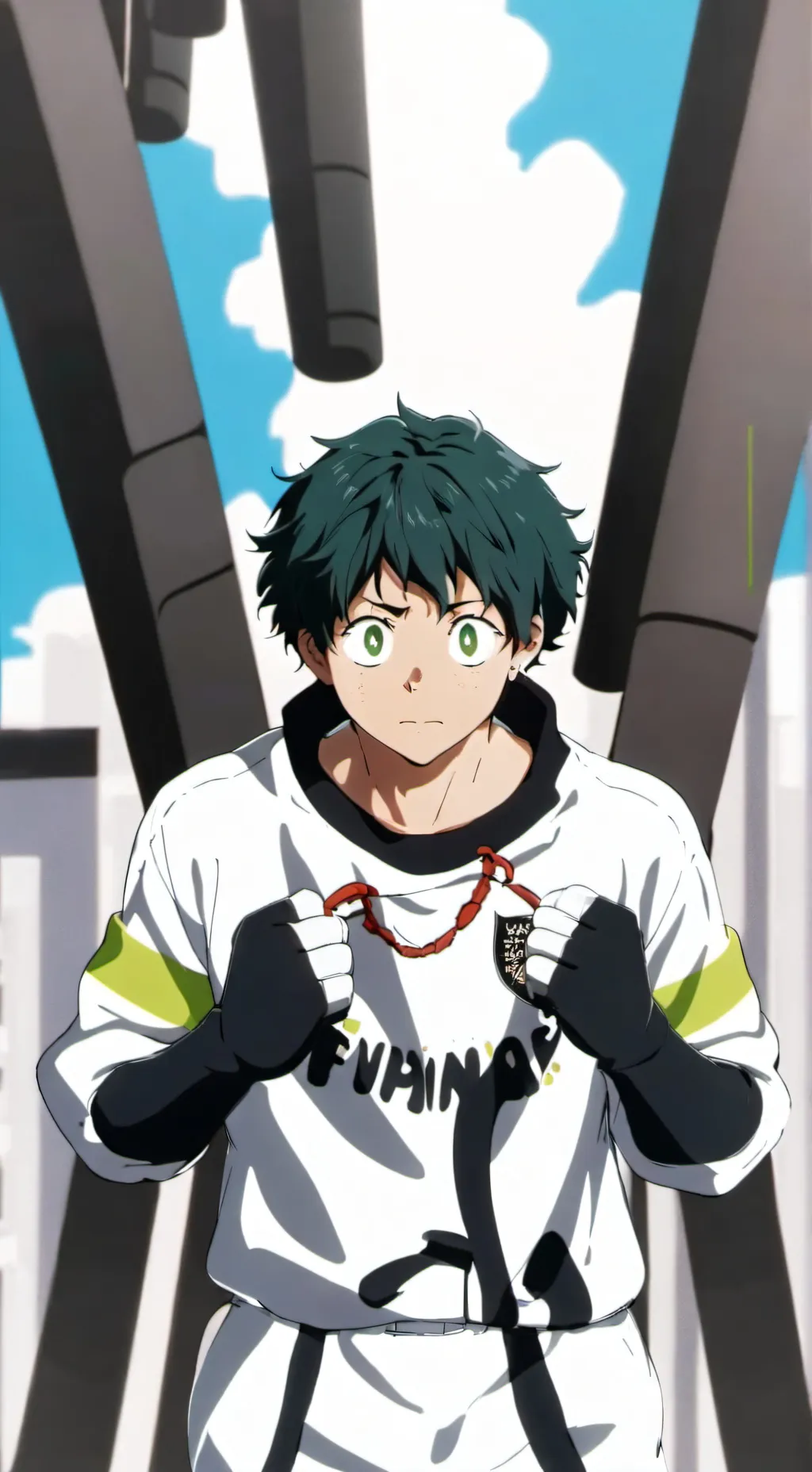 ai character: deku background