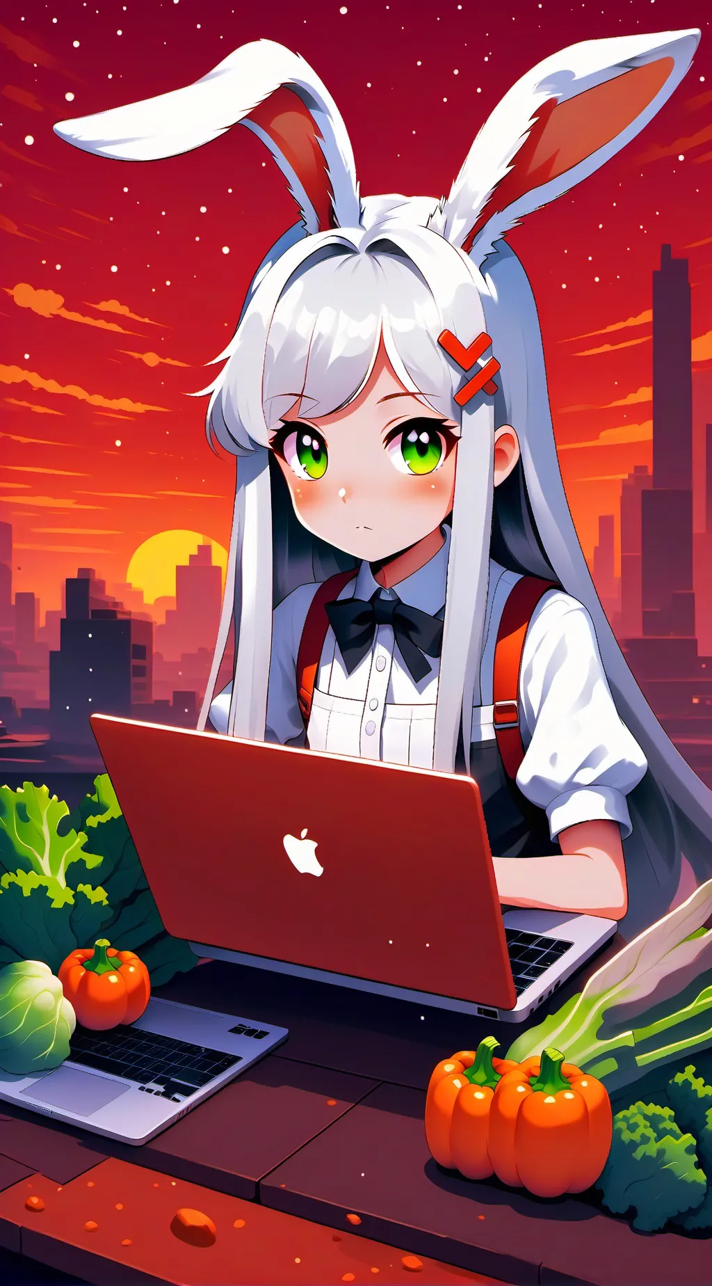 ai character: Bunny Girl(MHA) background