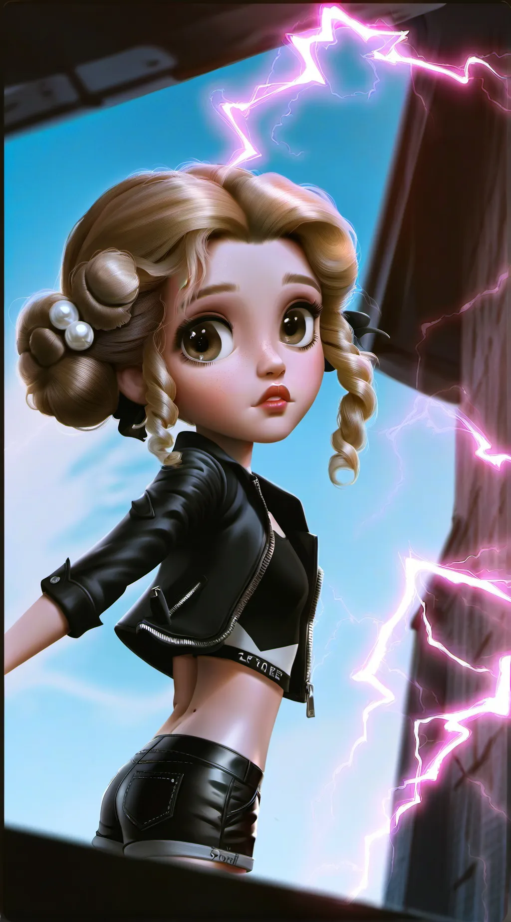 ai character: Rosé background