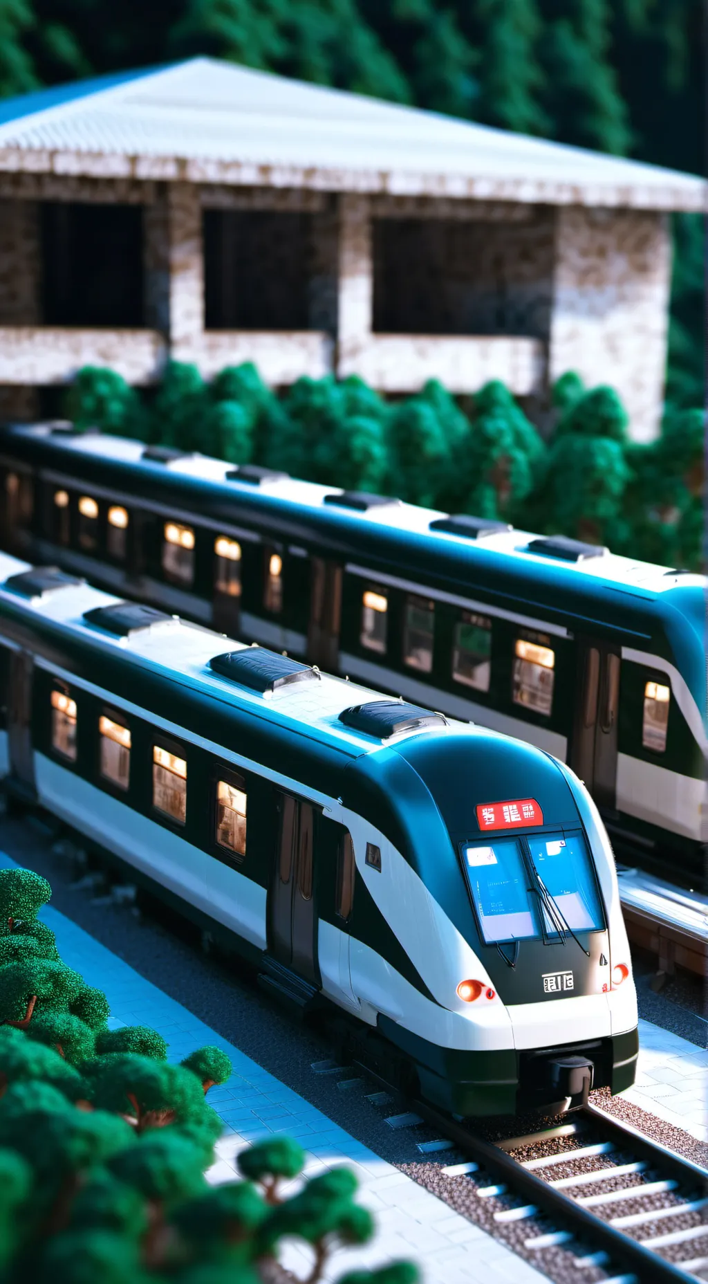ai character: Luntan Train Termi background