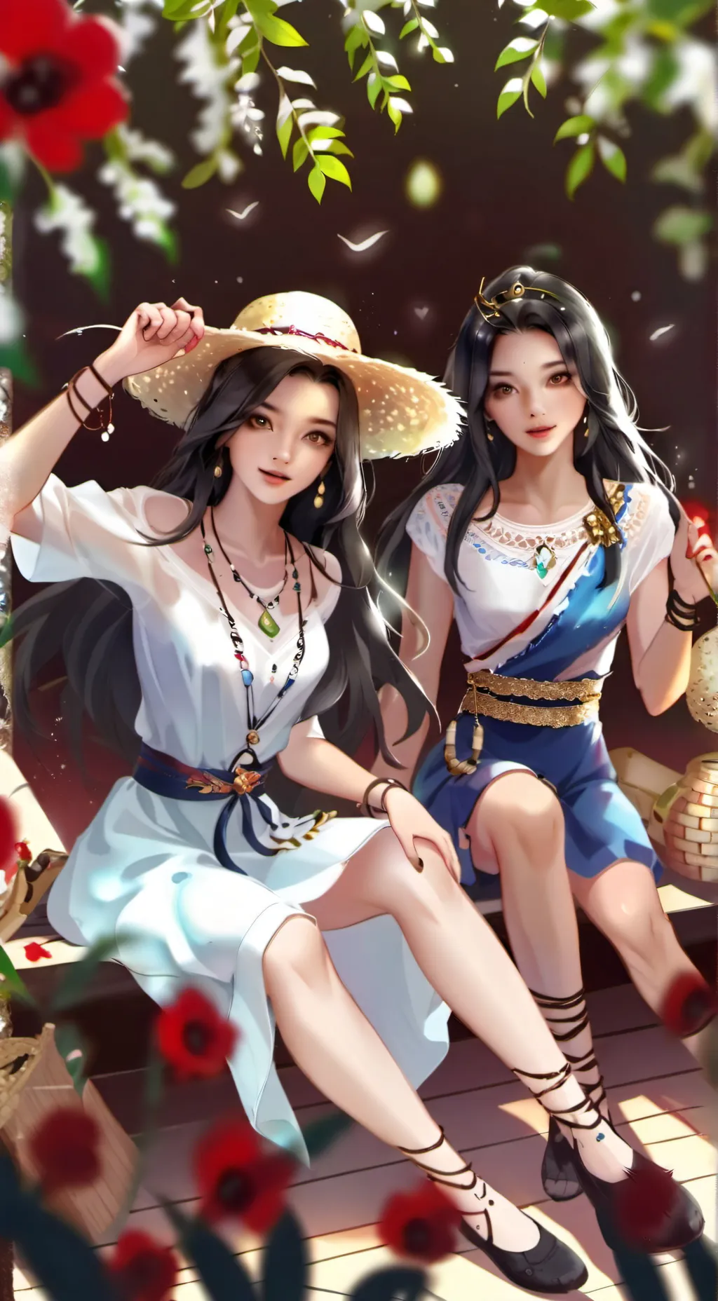 ai character: Eliza and Anna background