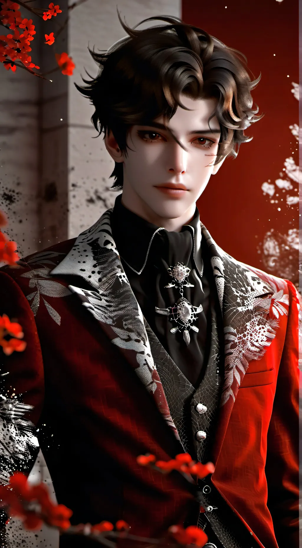 ai character: Amond background