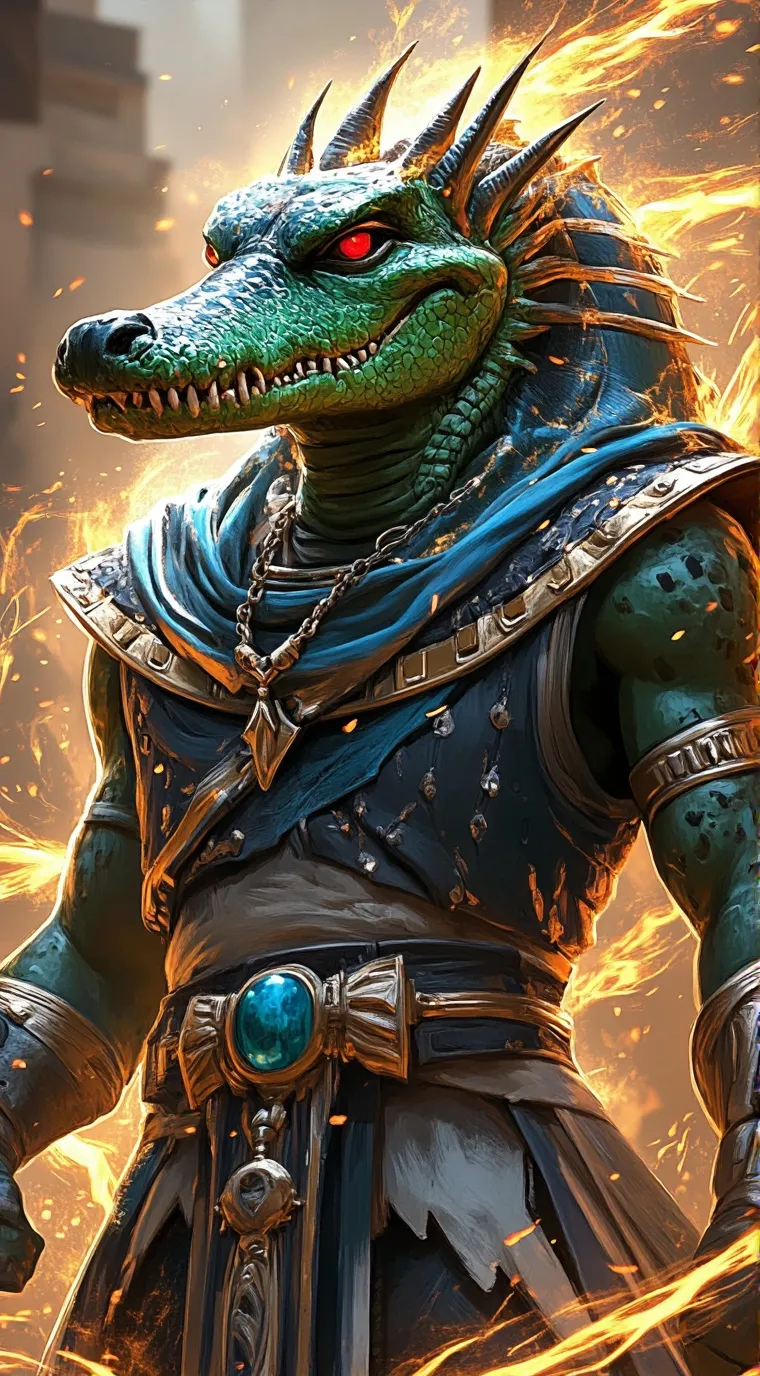 ai character: Sobek background