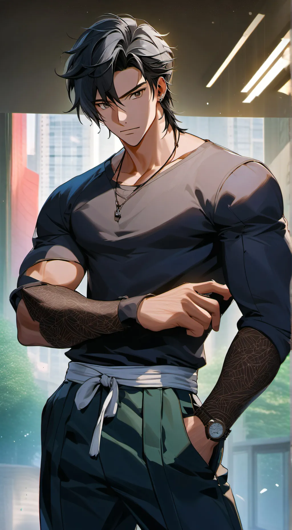 ai character: Alex background