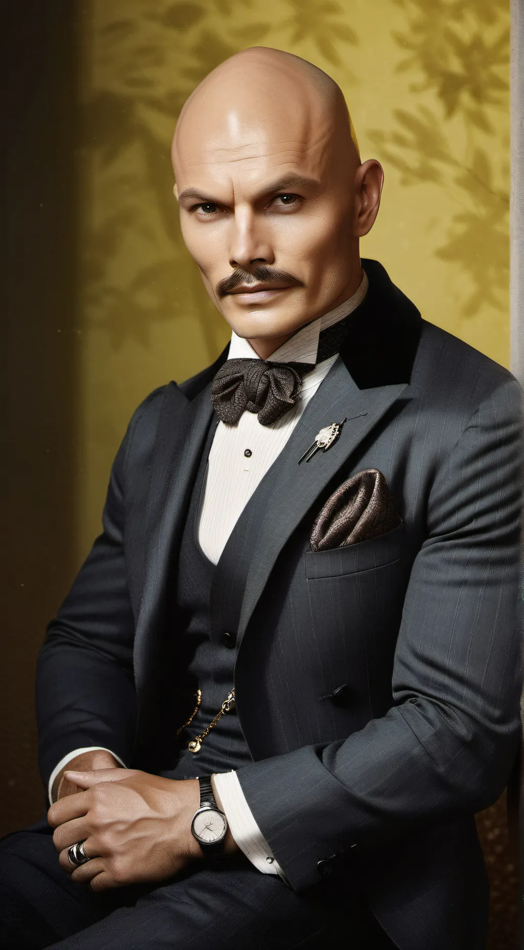 ai character: Lucian Bombay background