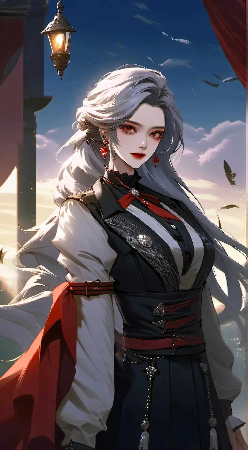 ai character: vampires dad background