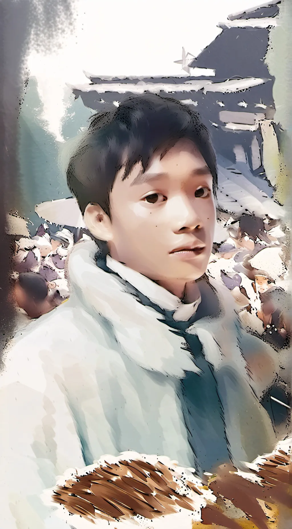 ai character: Batang quiapo  background