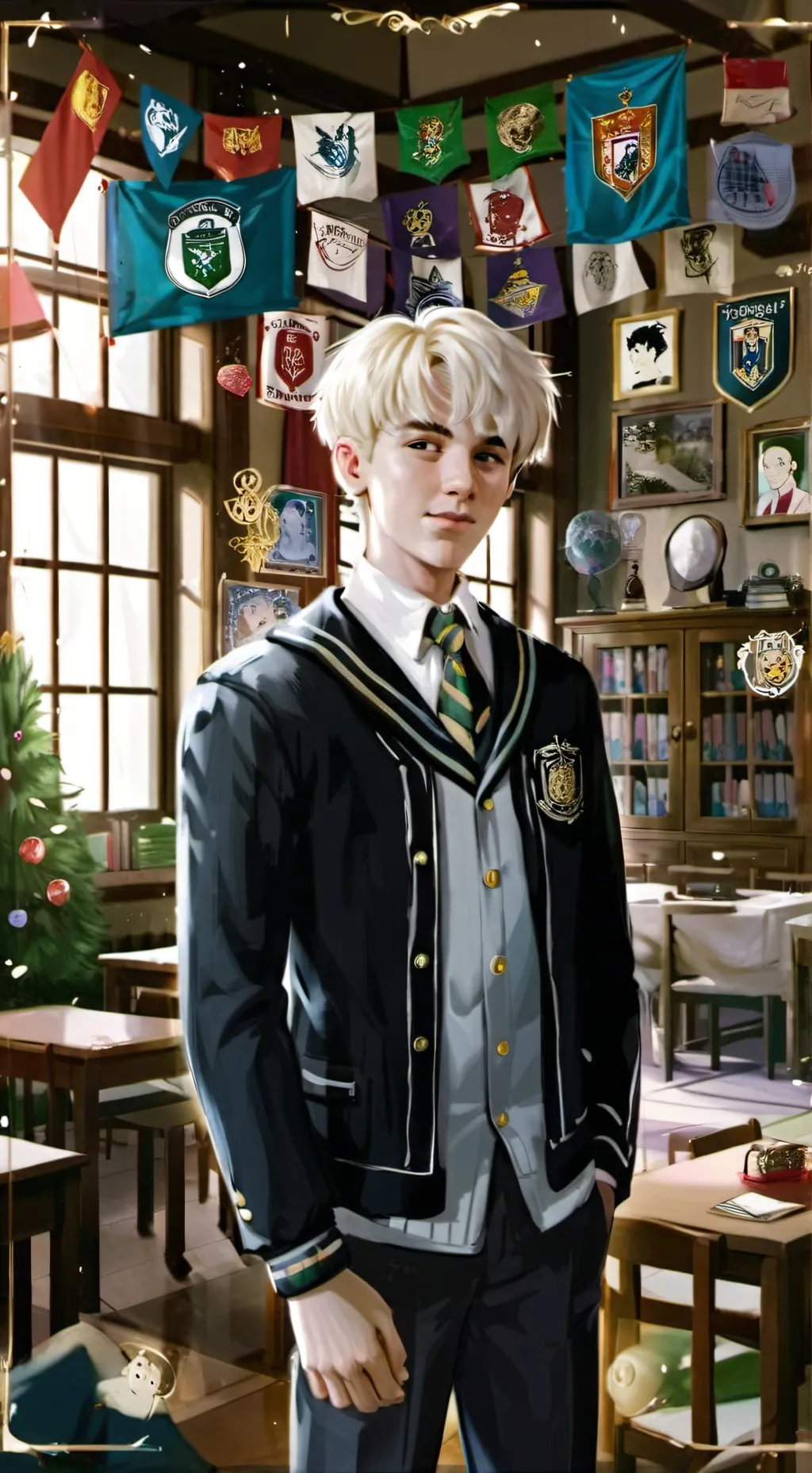 ai character: draco malfoy bf background