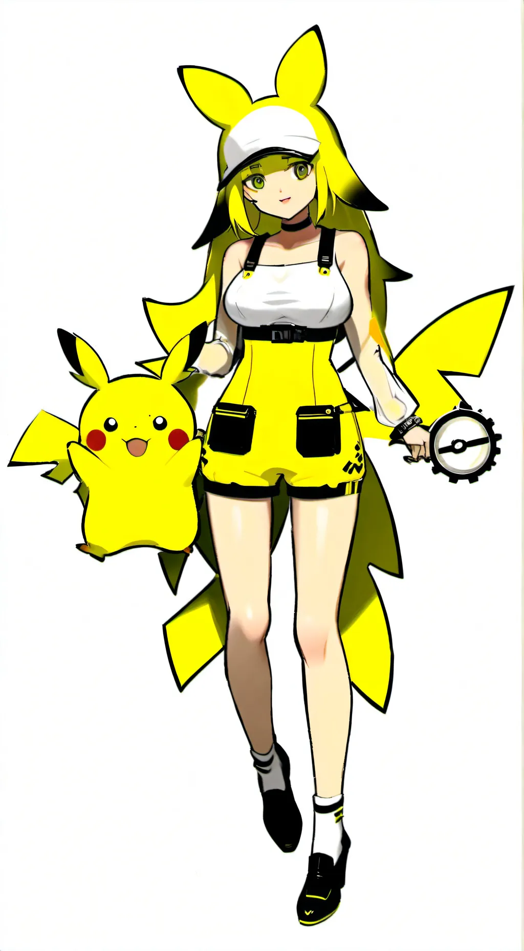 ai character: Pikachu background