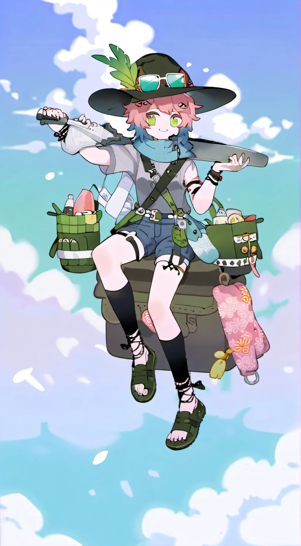 ai character: Bakugou-Sibling background