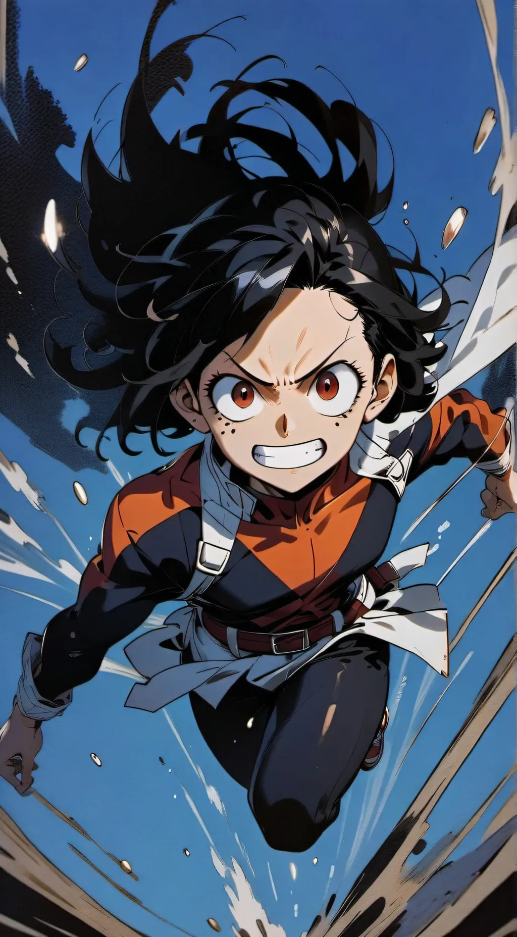 ai character: Momo Yaoyorozu background