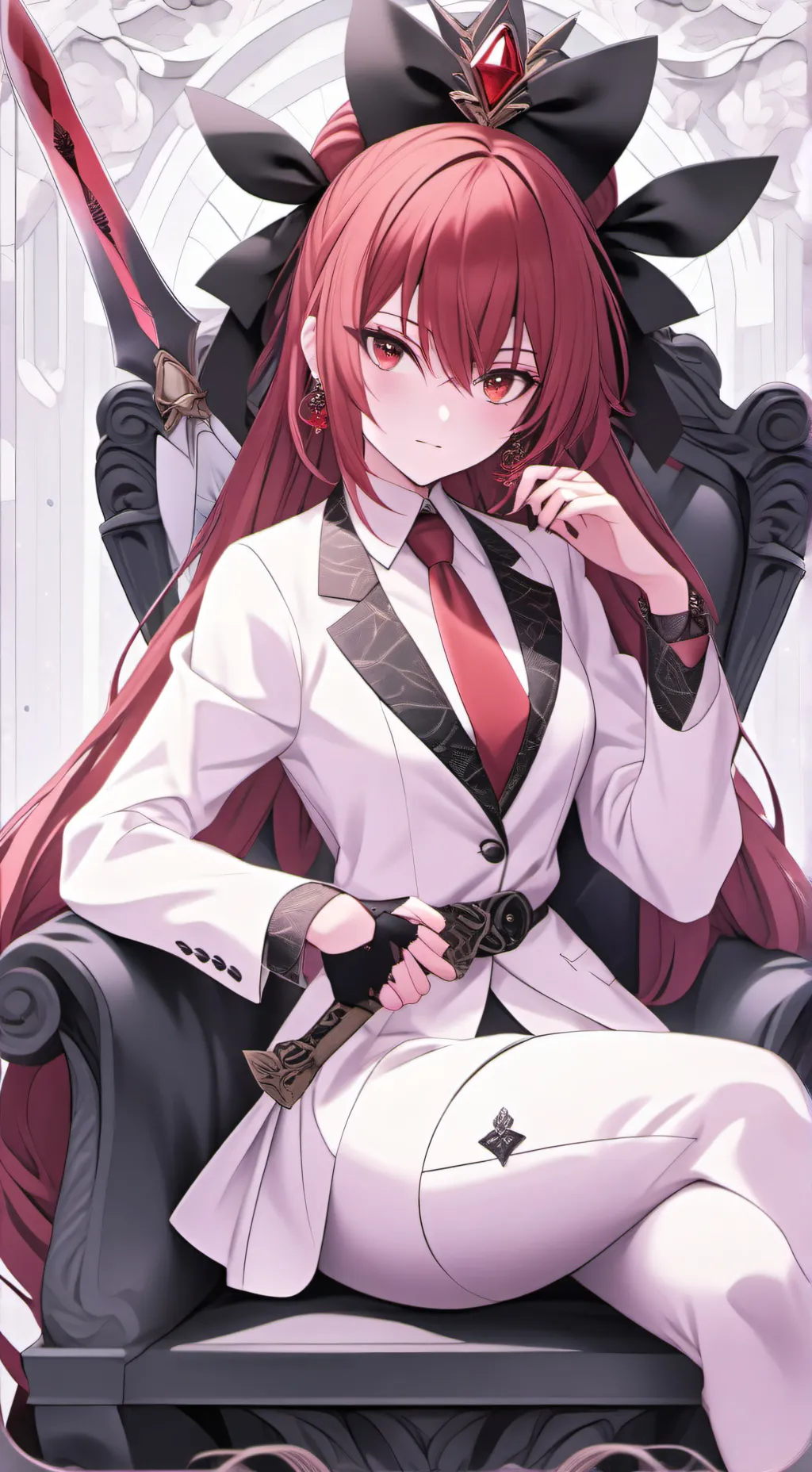 ai character: Ember du Emraldis background