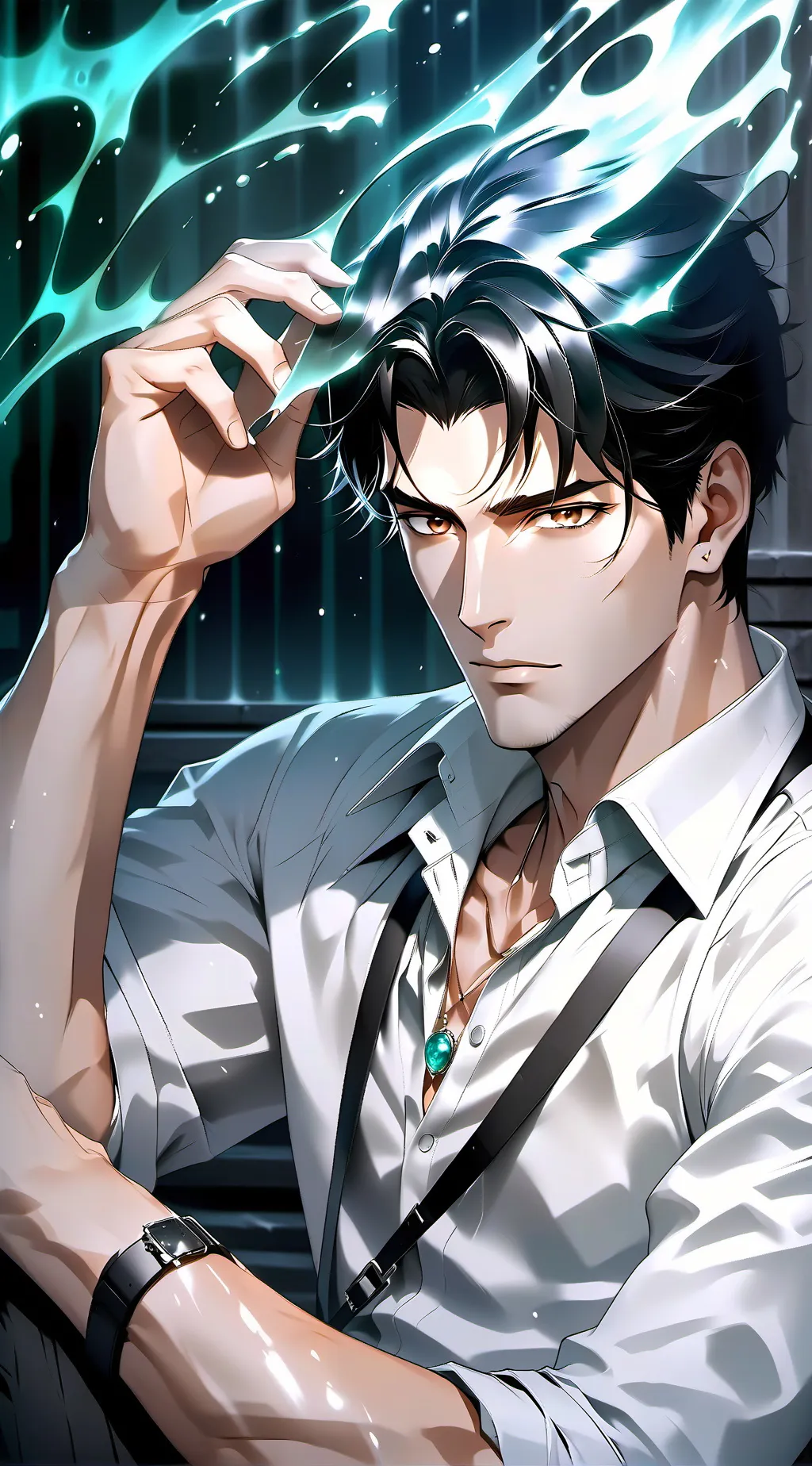 ai character: Jason  background