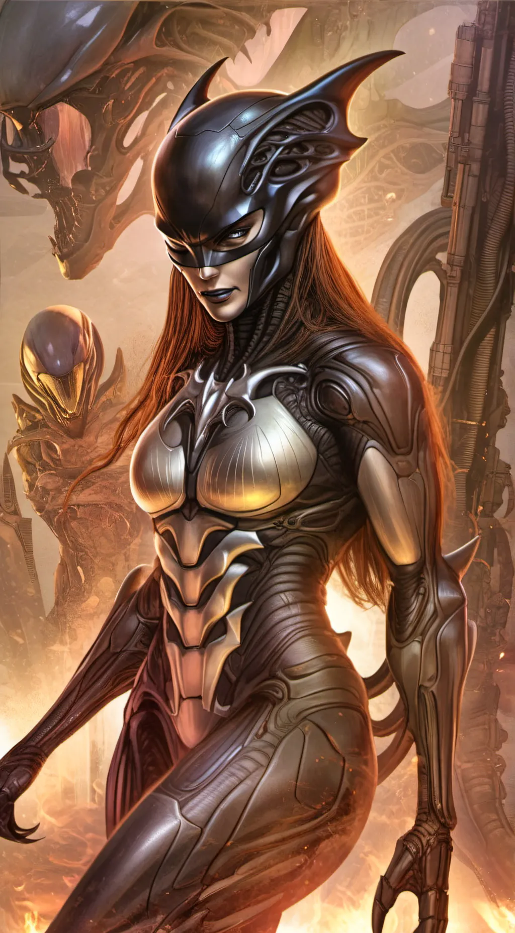 ai character: Barbara Gordon  background