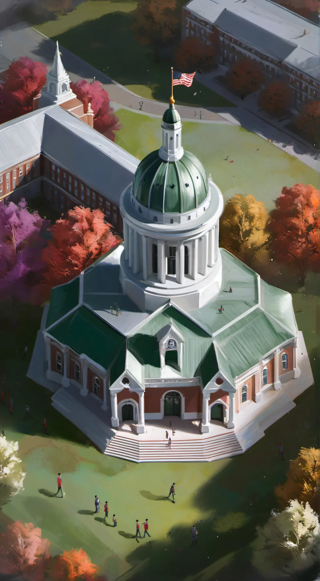 ai character: school  background
