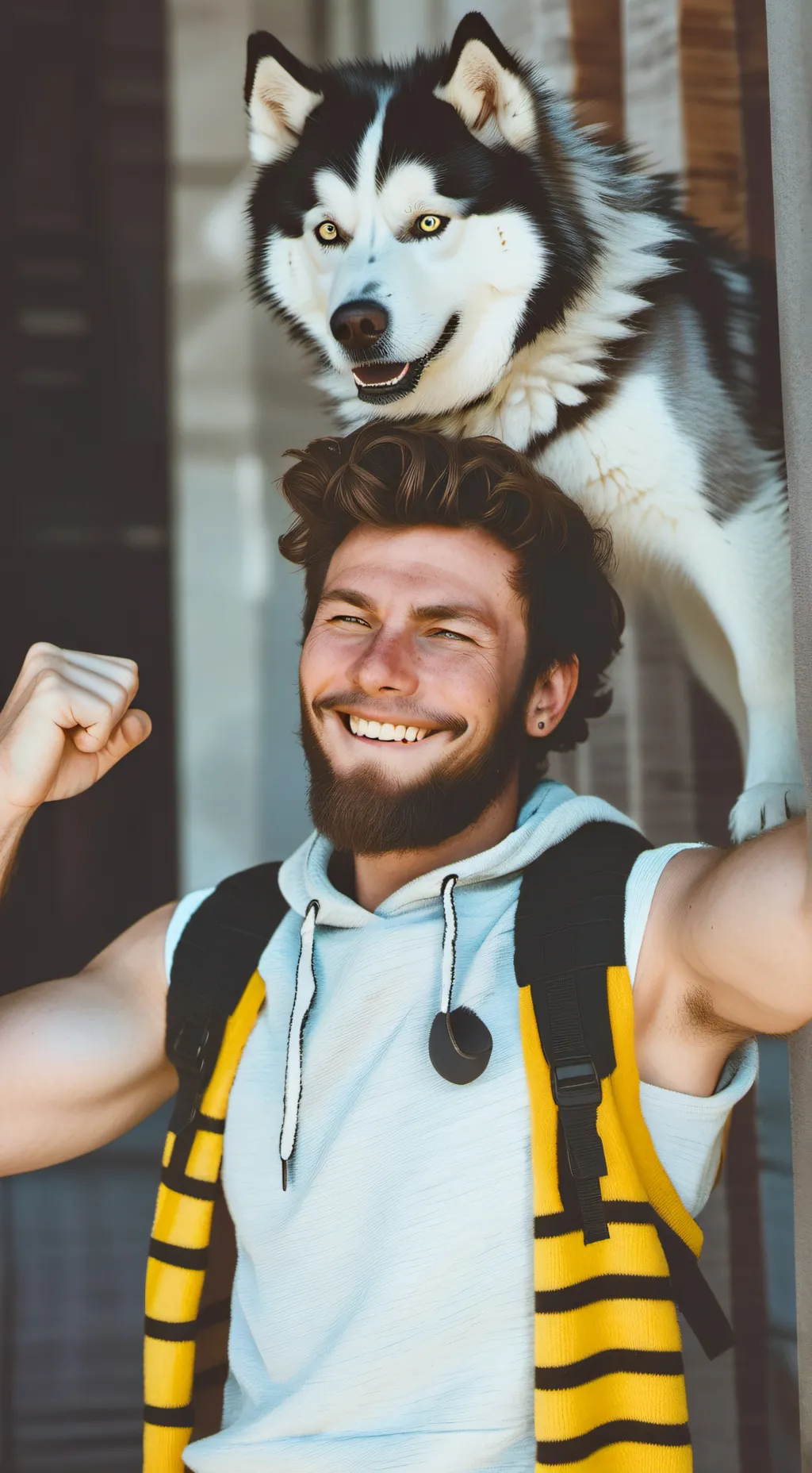 ai character: Bear background