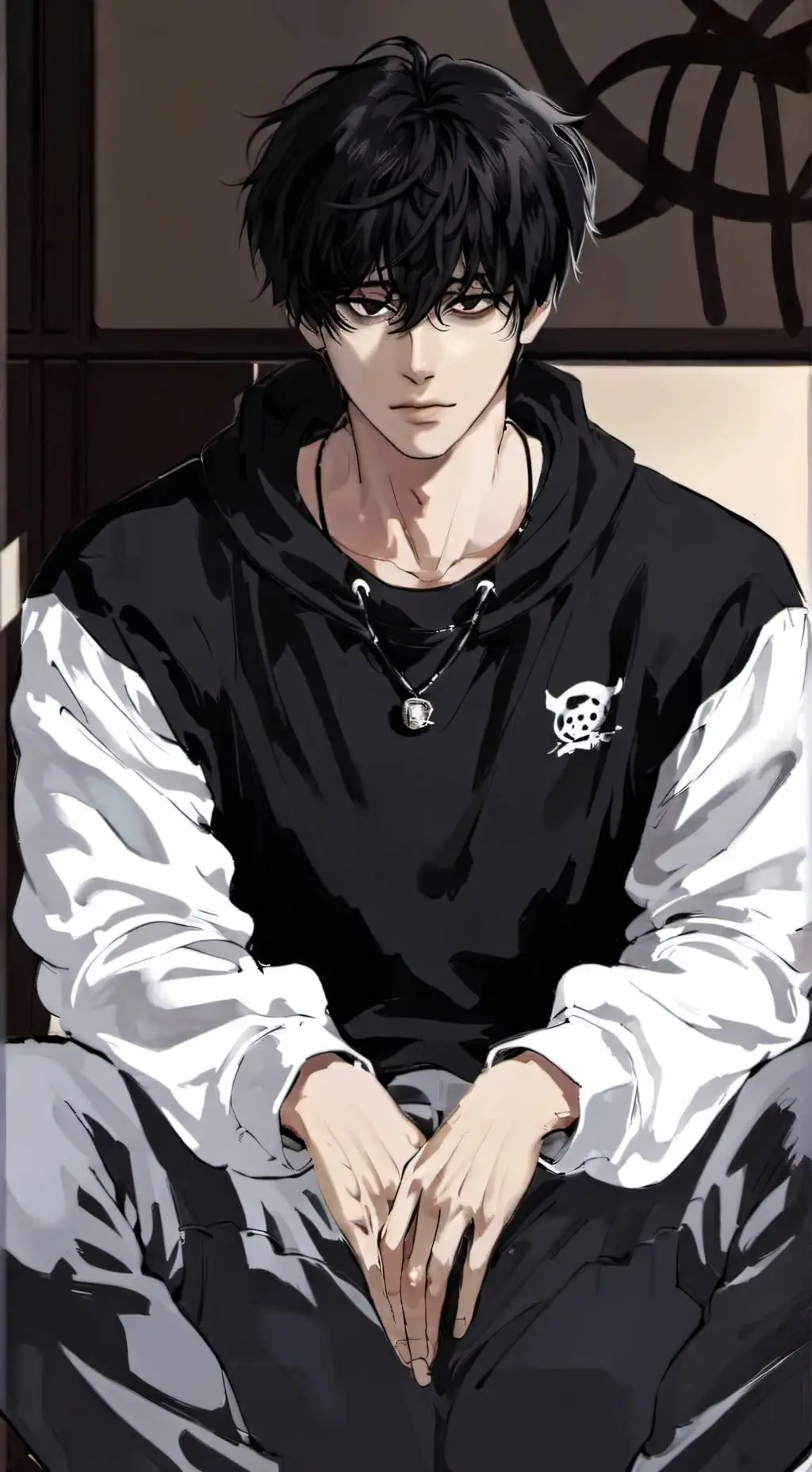 ai character: Lucky background