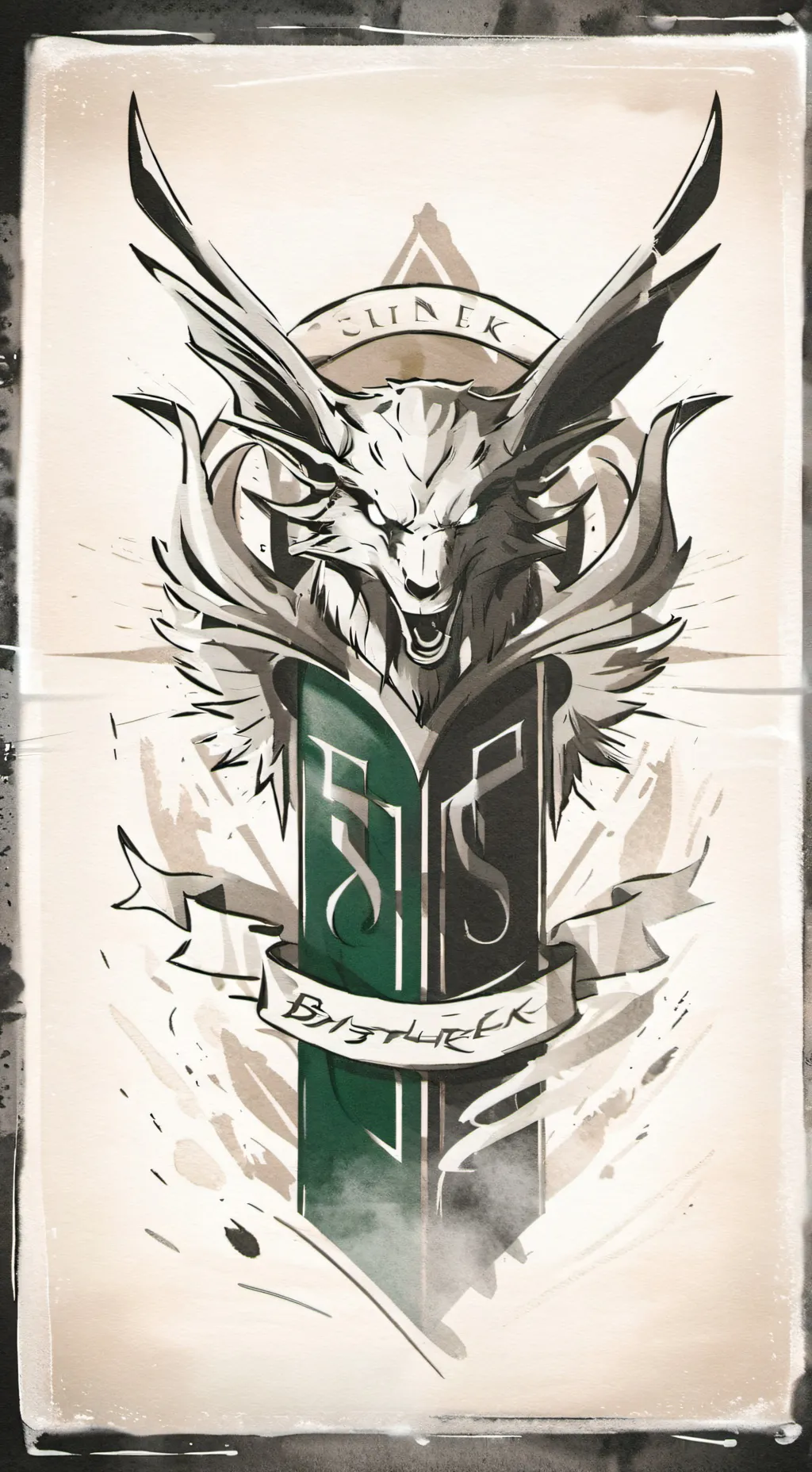 ai character: Hogwarts💚🐍🍏 background