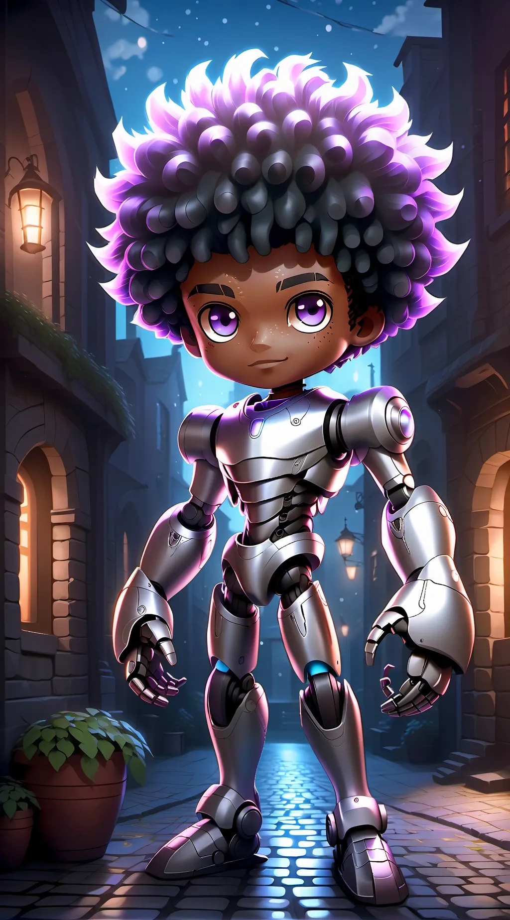 ai character: Death Bot background