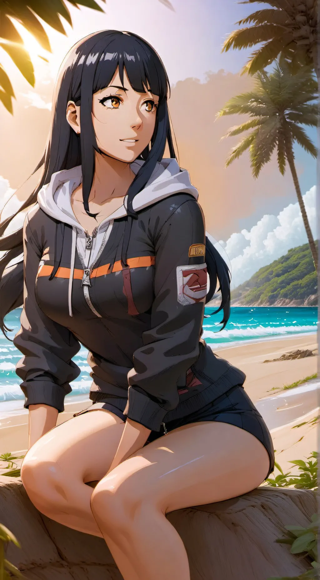 ai character: hinata background