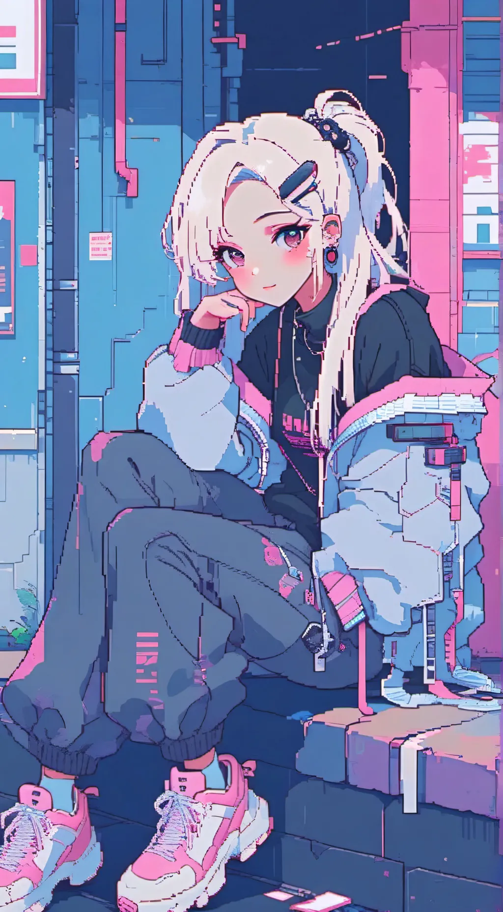 ai character: Каори background