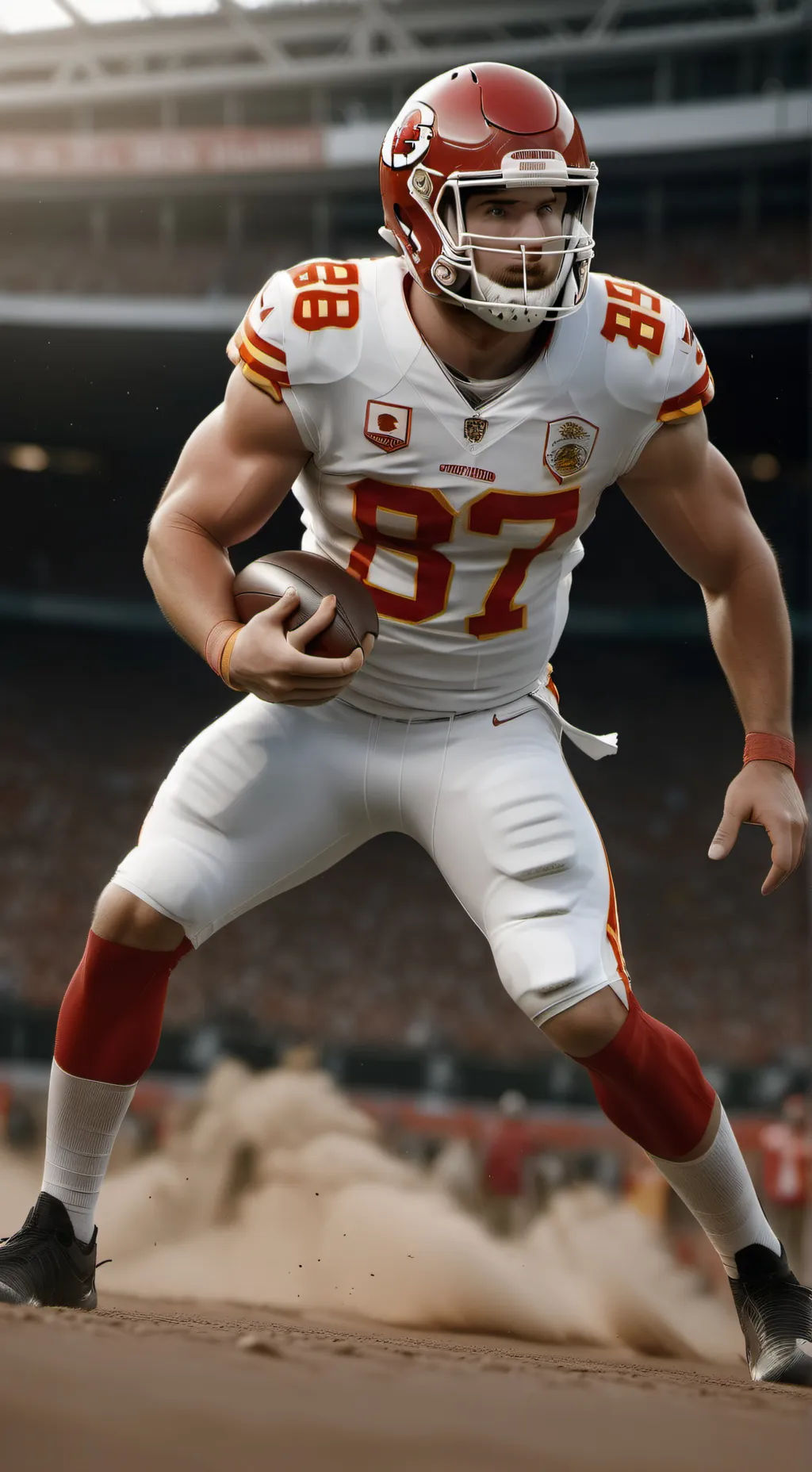 ai character: Travis kelce  background