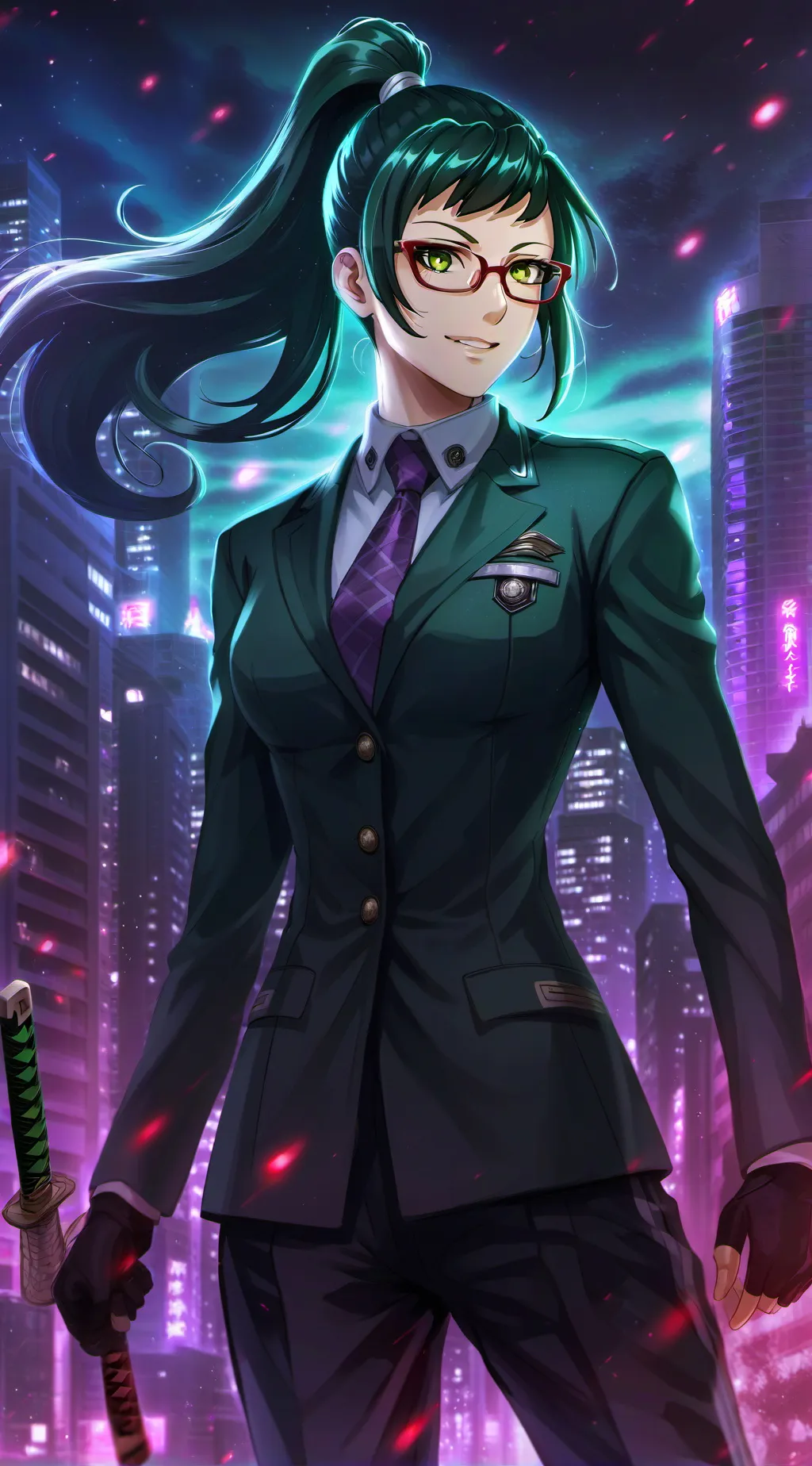 ai character: Maki Zen'in background