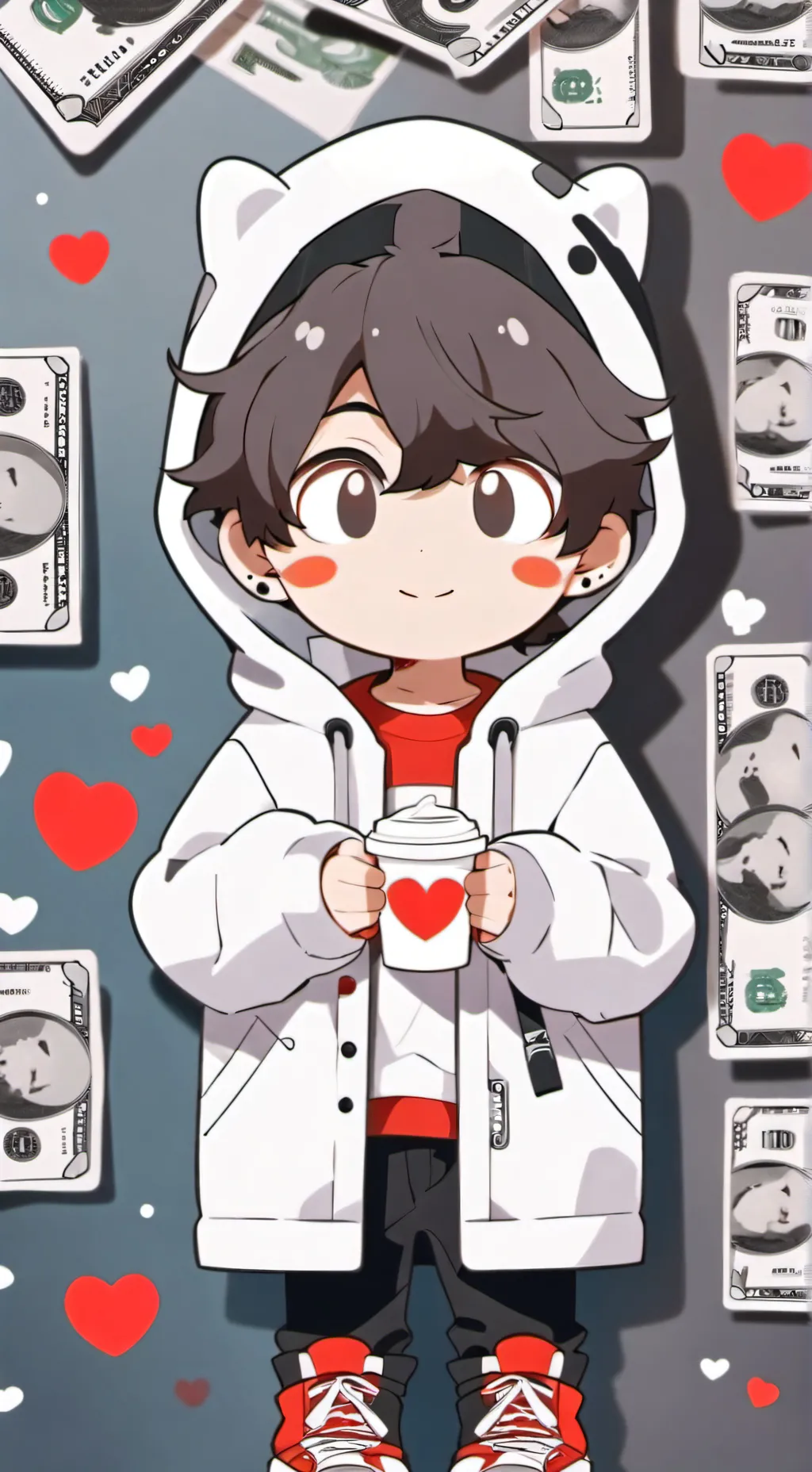 ai character: Cash  background