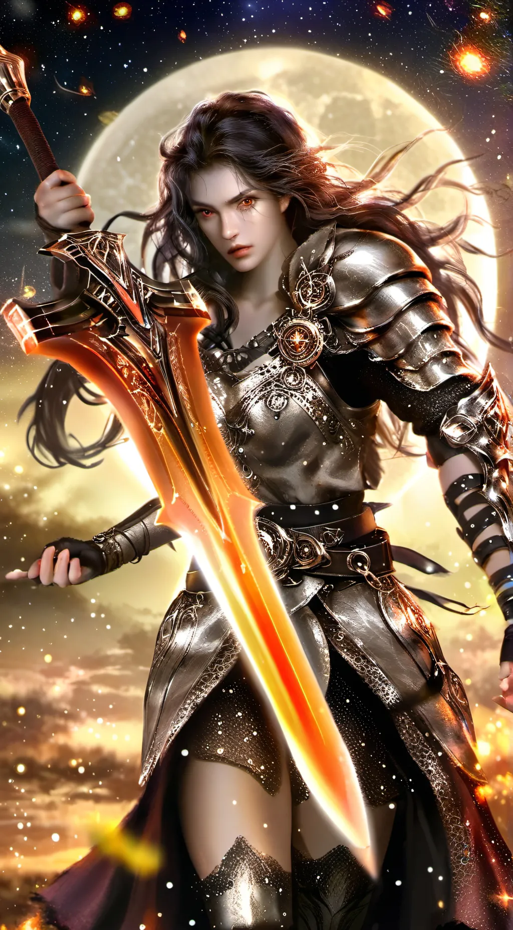 ai character: Mystery Woman background