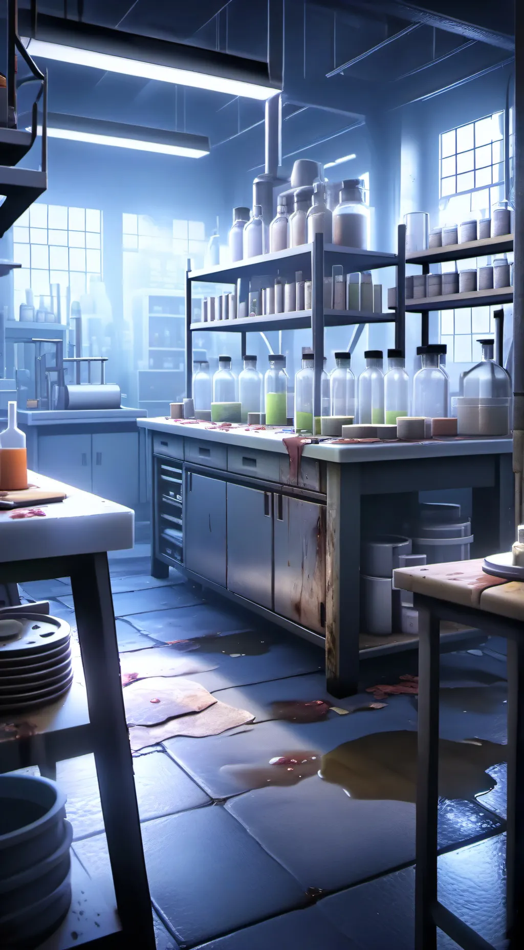 ai character: The Laboratory background