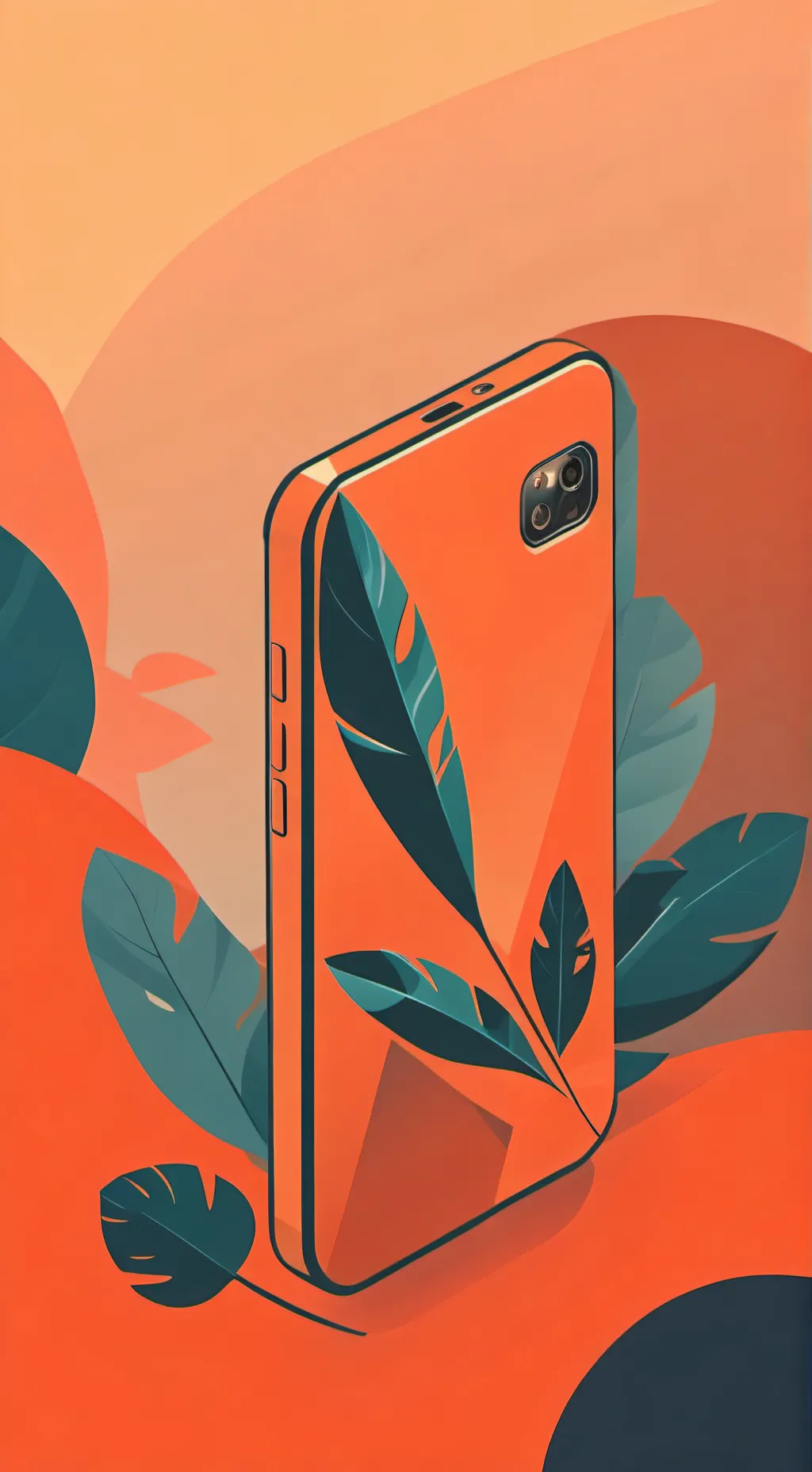 ai character: phone infection background