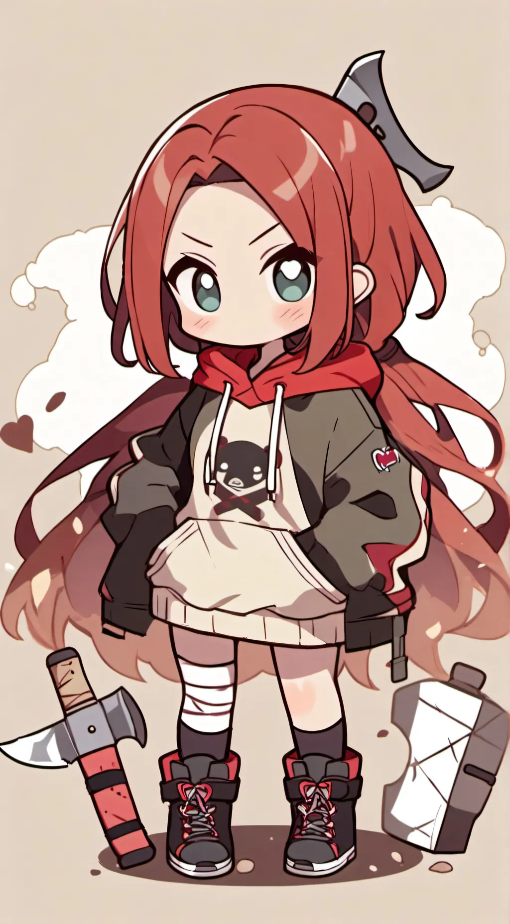 ai character: redder background