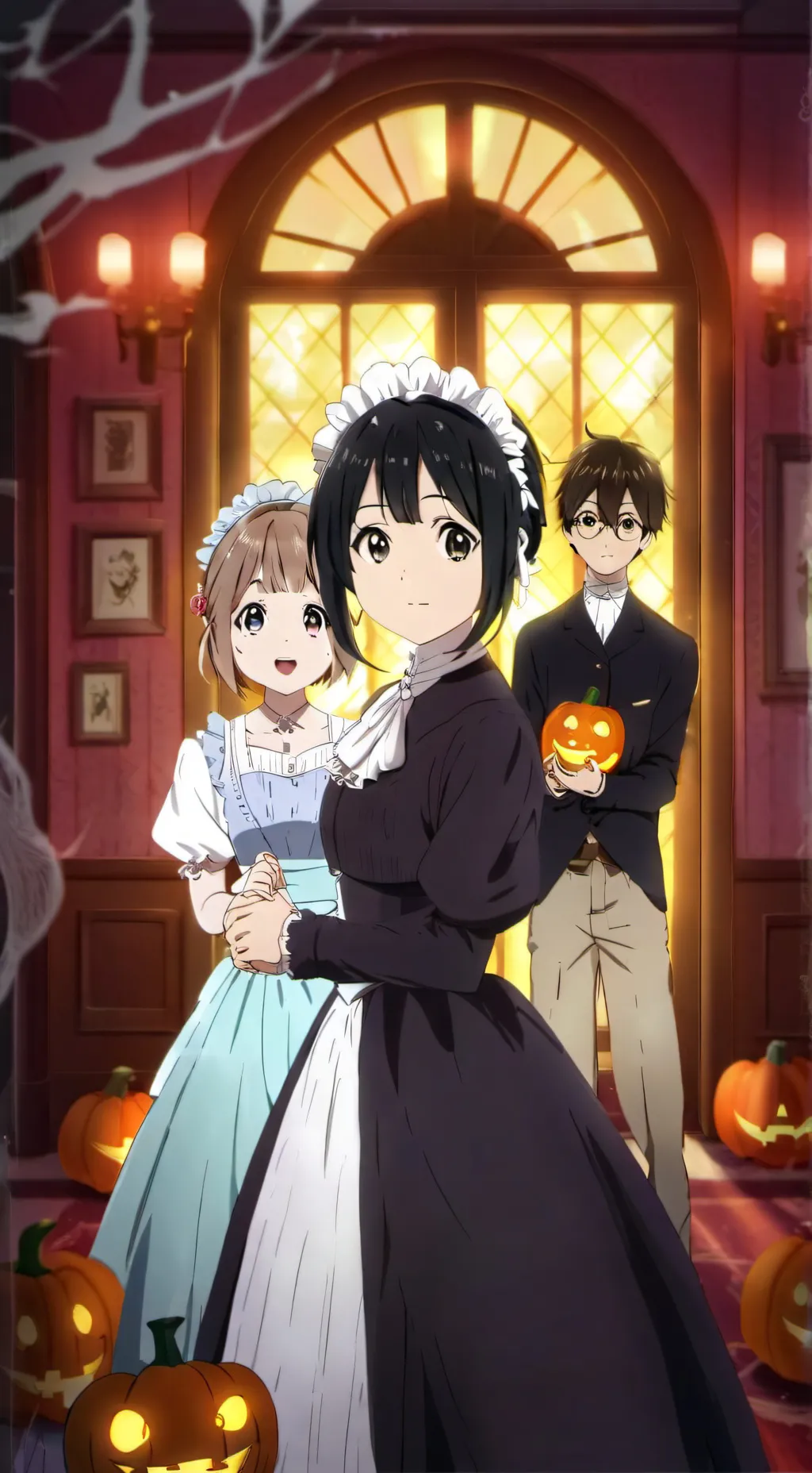 ai character: Halloween mha background
