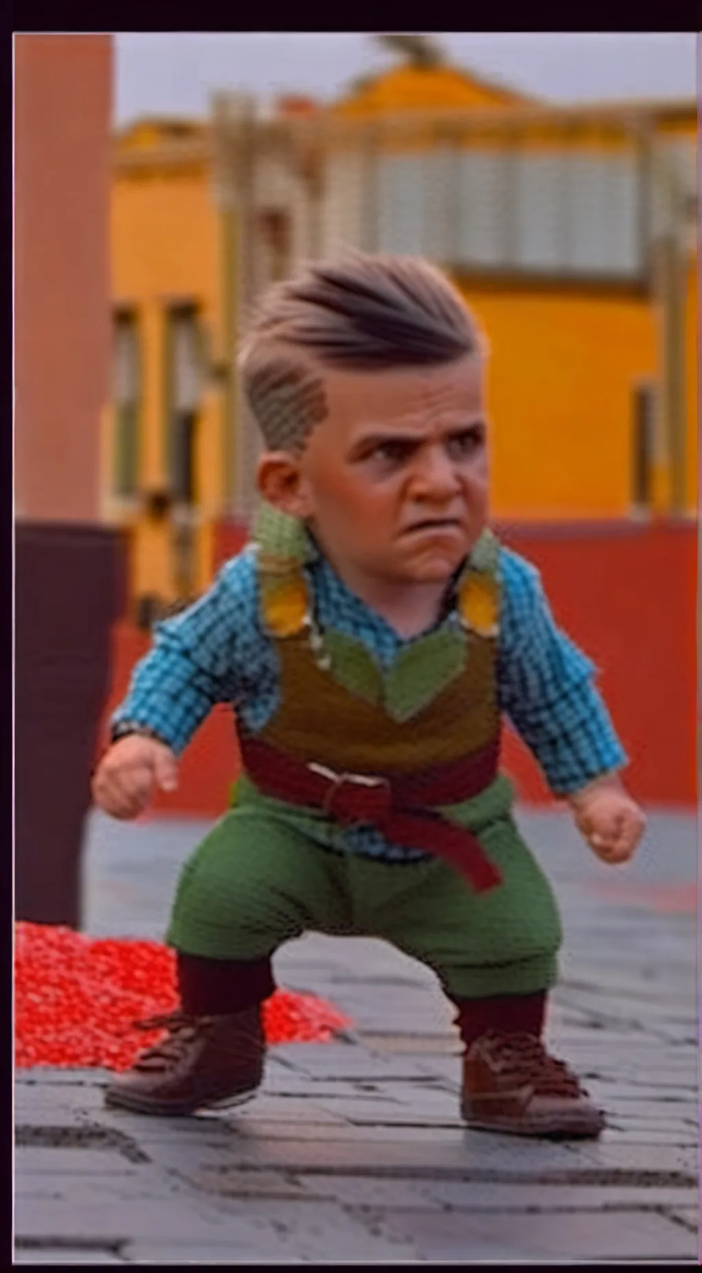 ai character: The Toddler  background