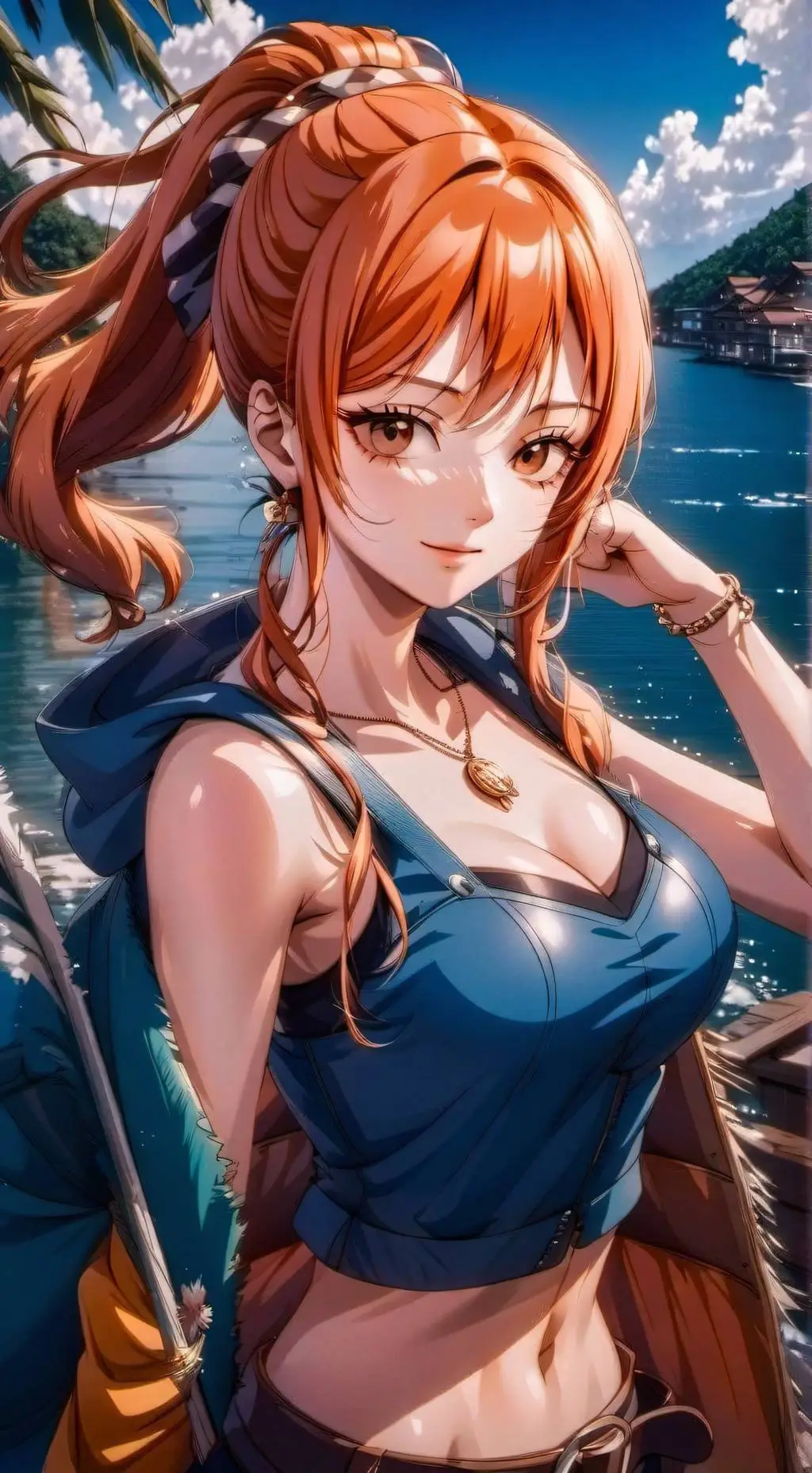 ai character: Nami background