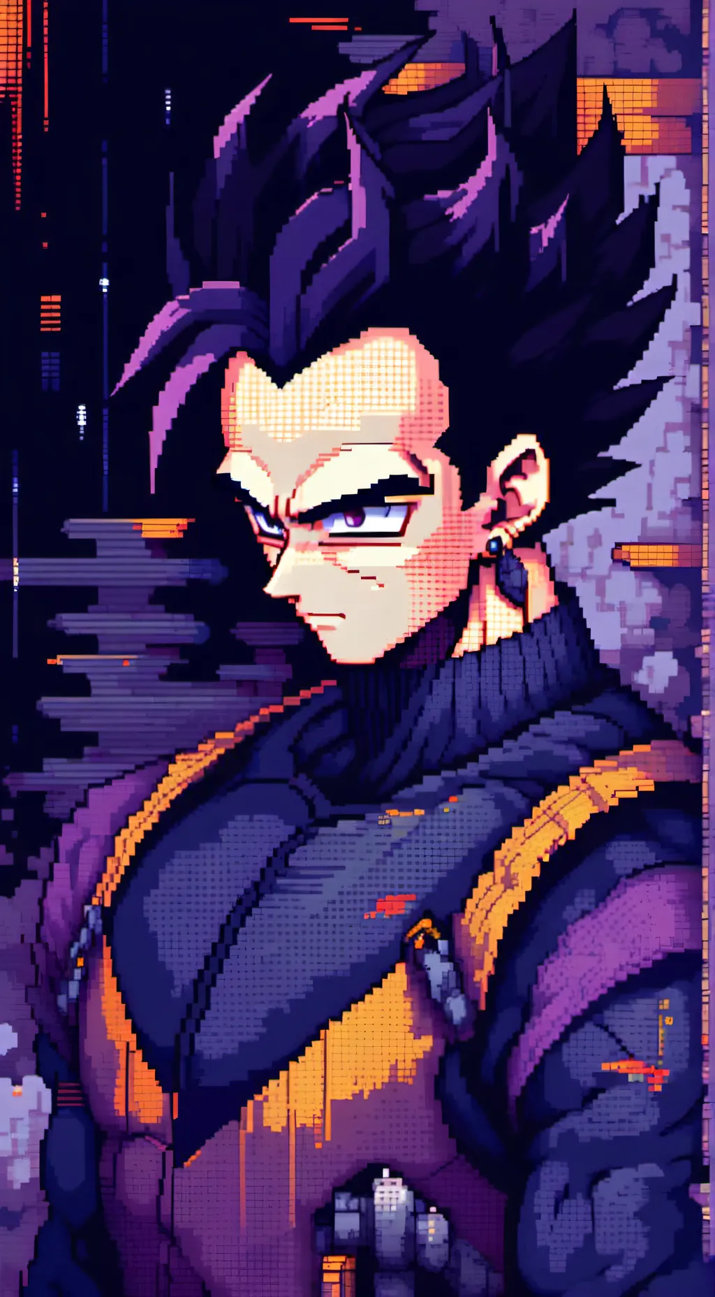 ai character: Vegeta and trunks background