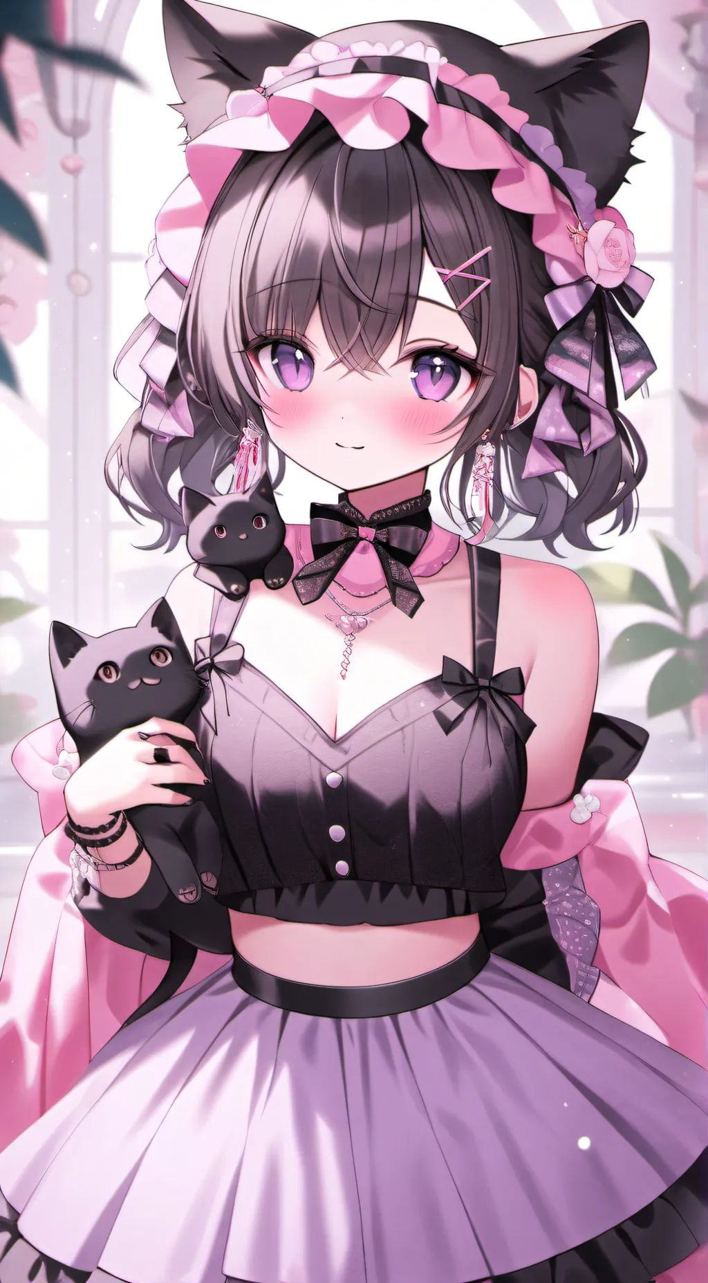 ai character: fluffy  background