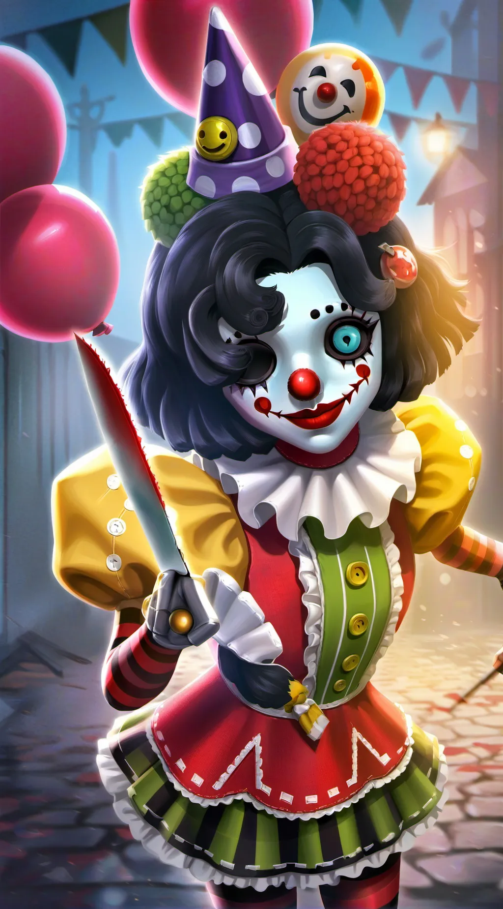 ai character: Puppet background
