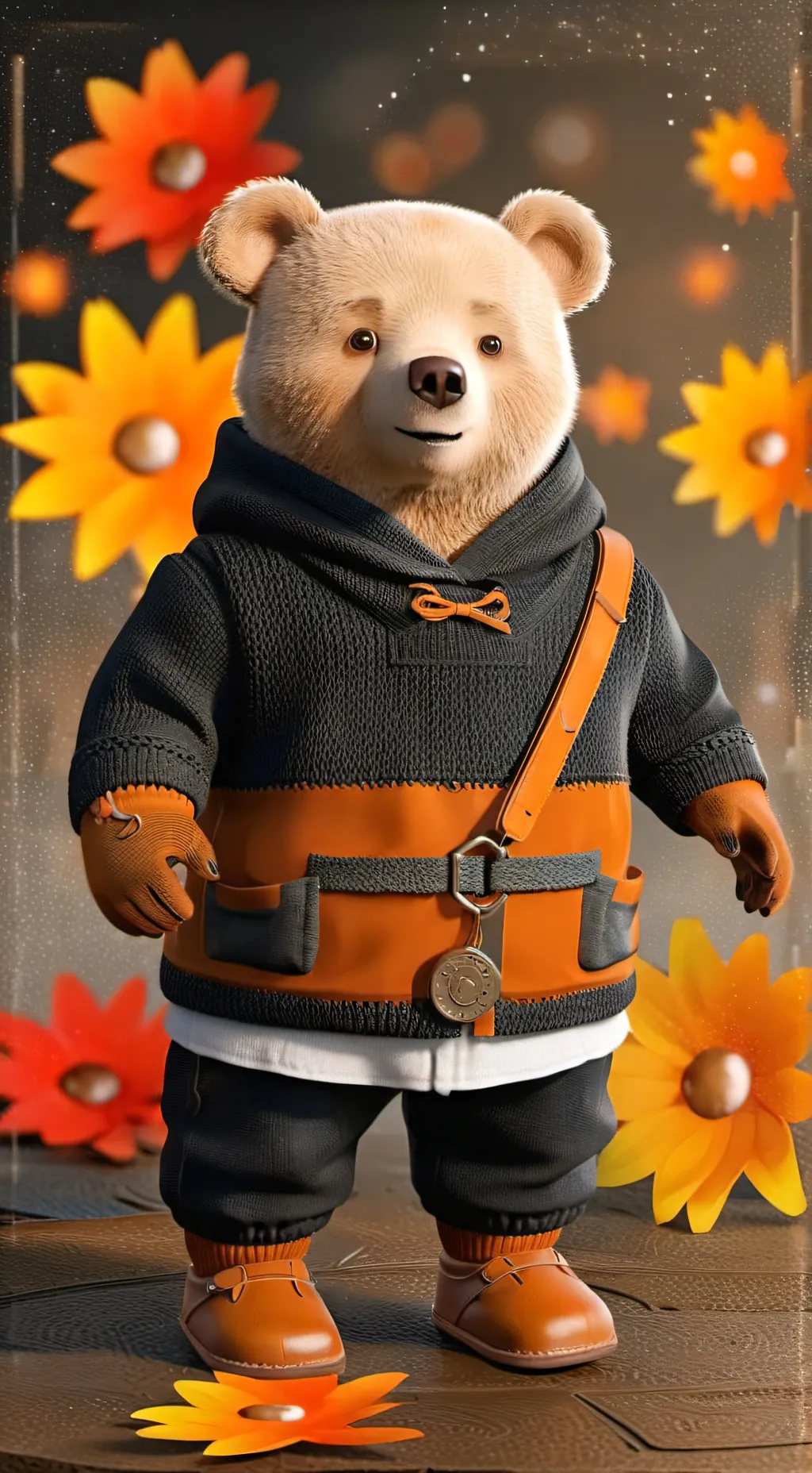 ai character: Freddie five buc background