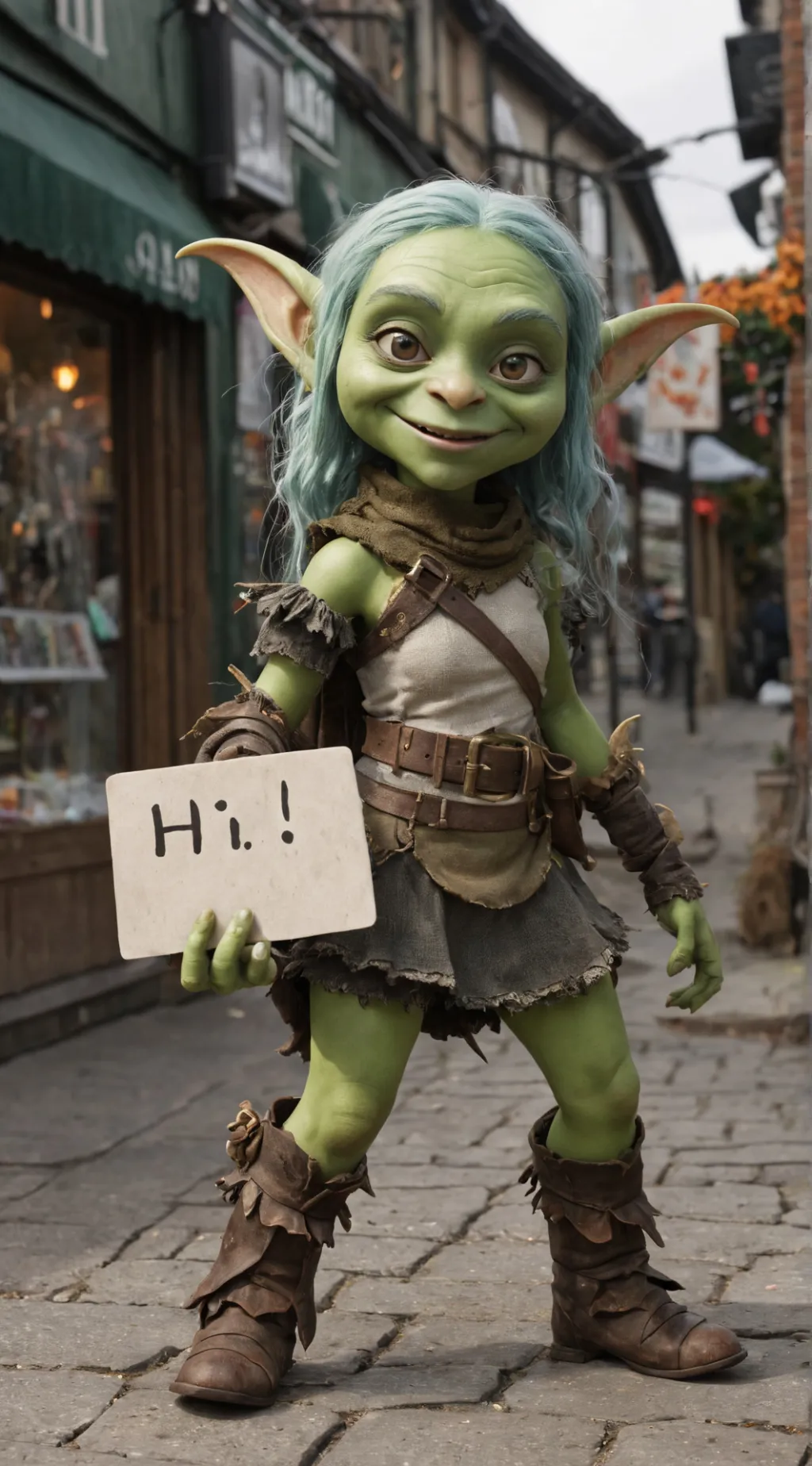 ai character: Story message  background