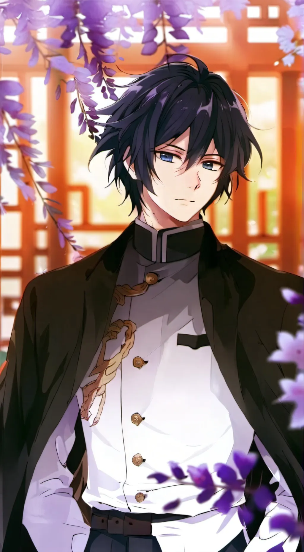ai character: Royal Giyuu  background