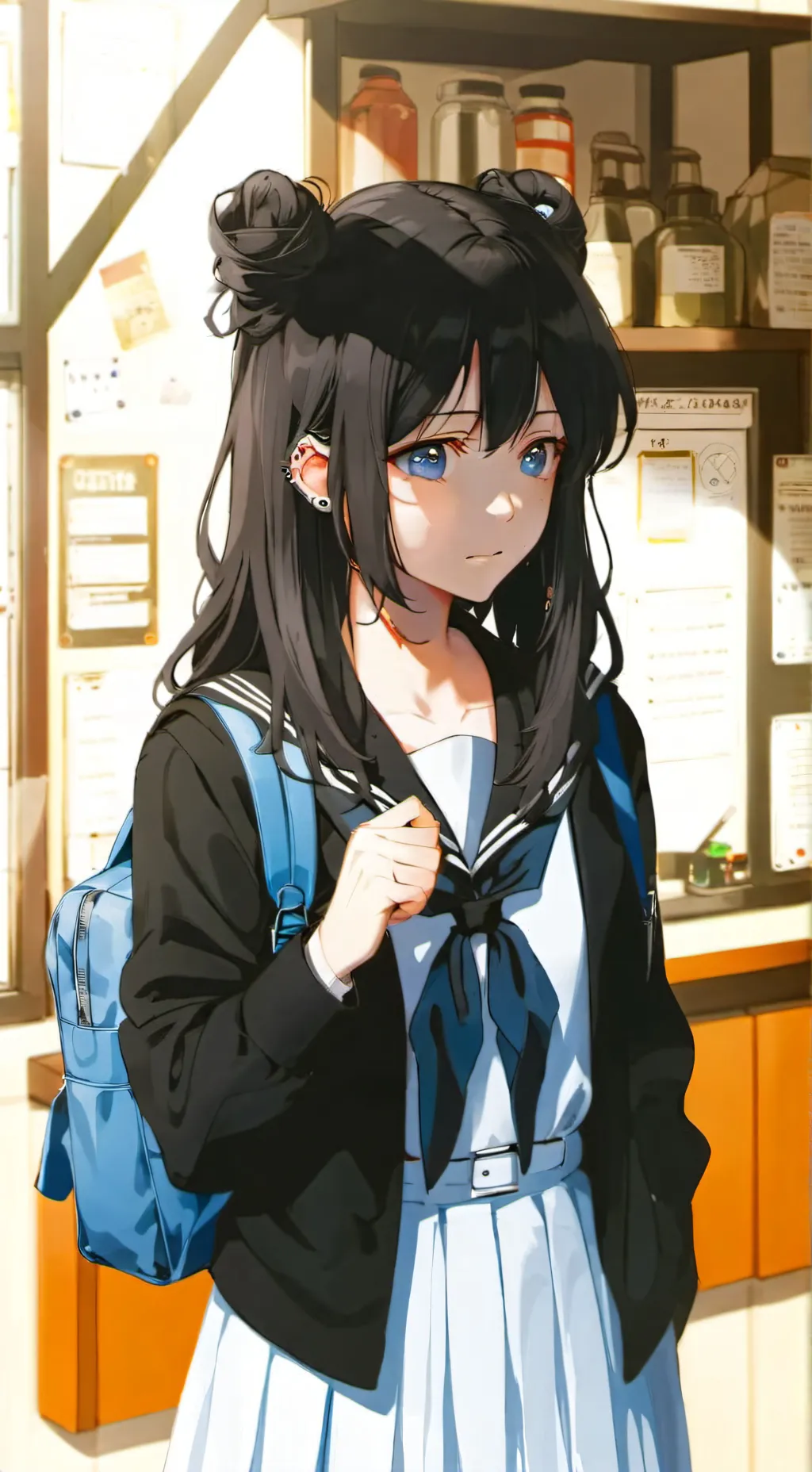 ai character: Ashley background