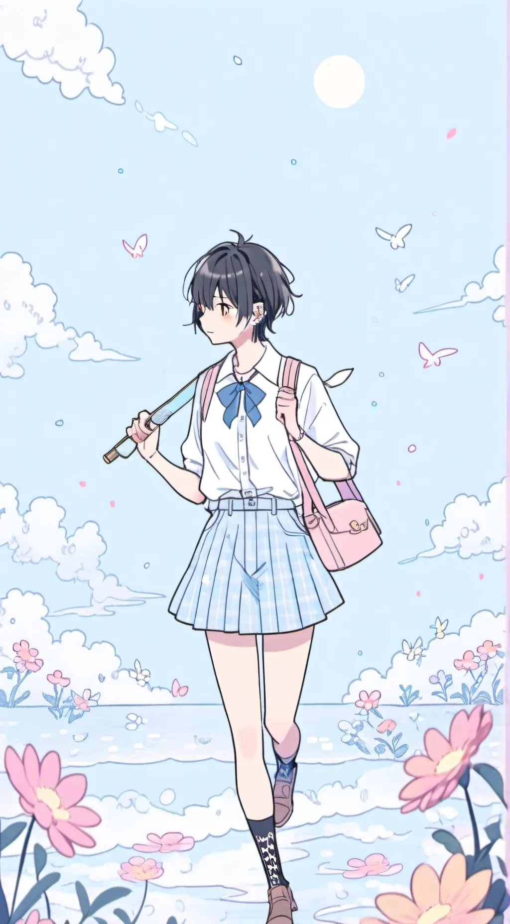 ai character: Tiago💙 background